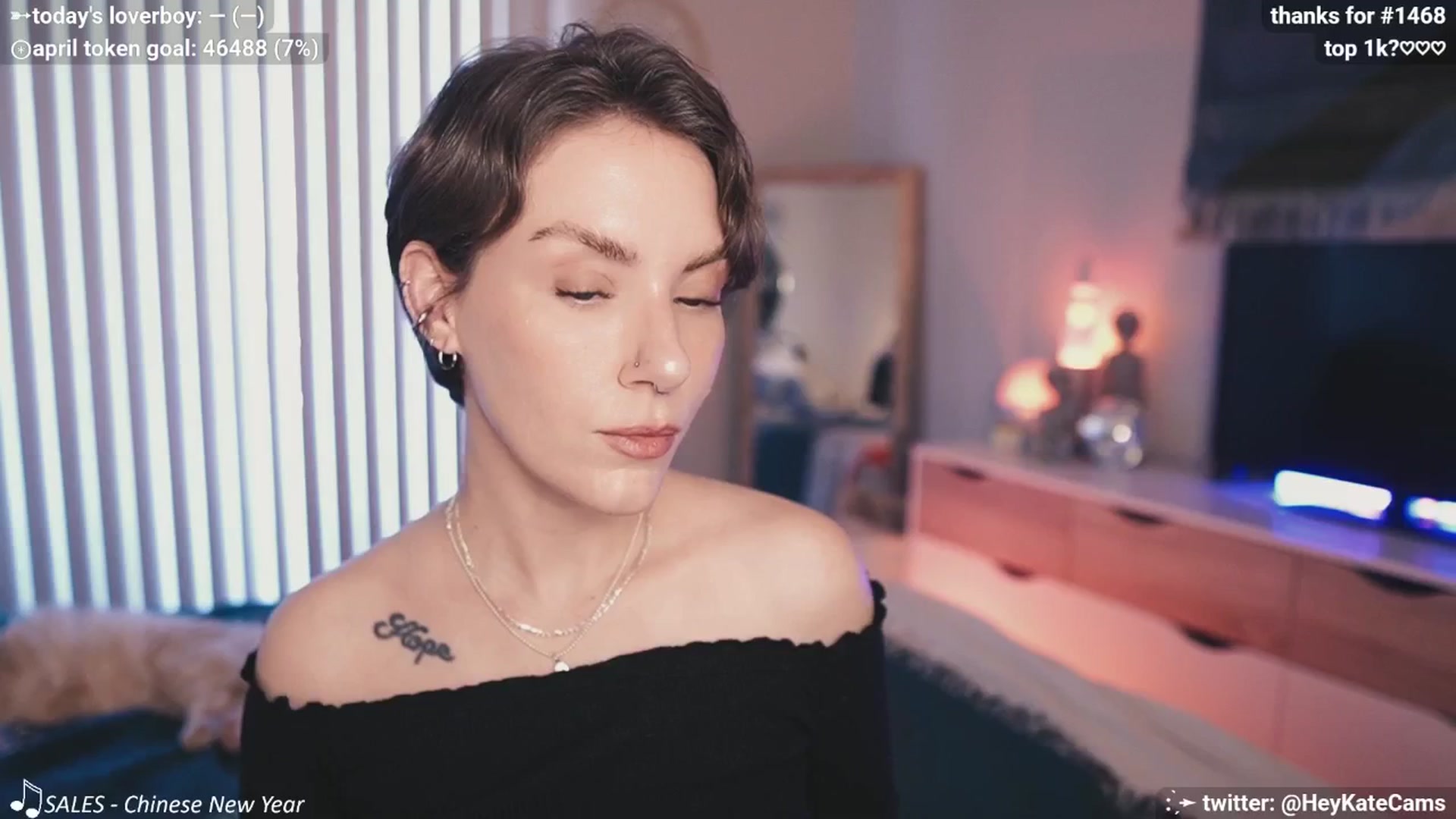 Gallery image thumbnail from HeyKate's myfreecams stream on, 04/05/2025, 02:46 image 1 of 20