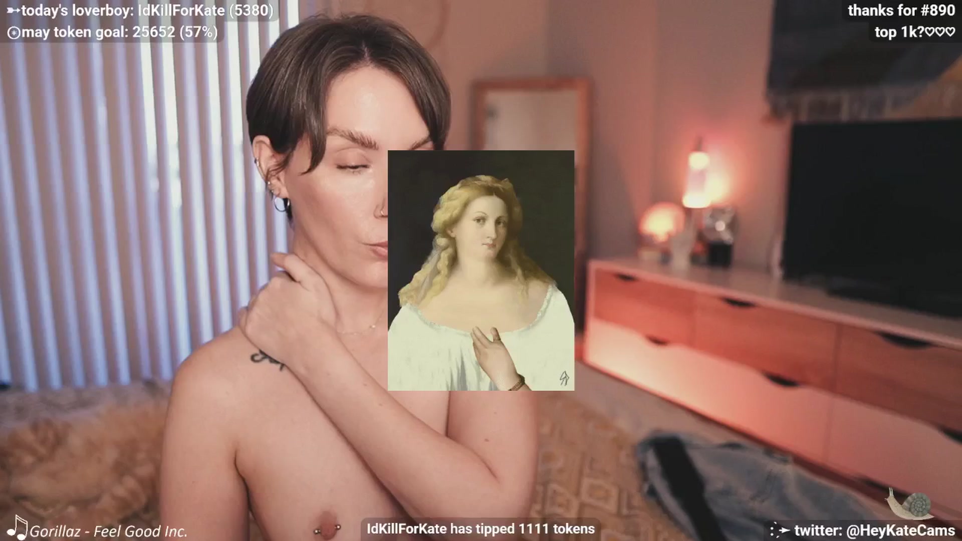 Gallery image thumbnail from HeyKate's myfreecams stream on, 05/17/2025, 03:25 image 12 of 20