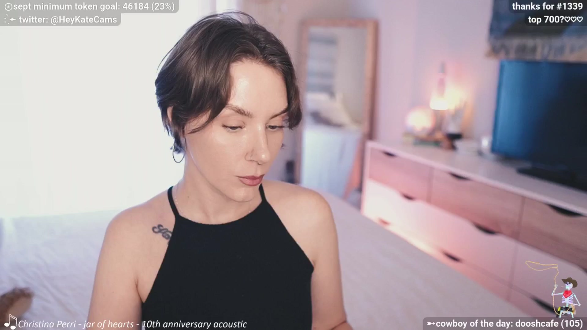 Gallery image thumbnail from HeyKate's myfreecams stream on, 09/12/2025, 24:00 image 19 of 20