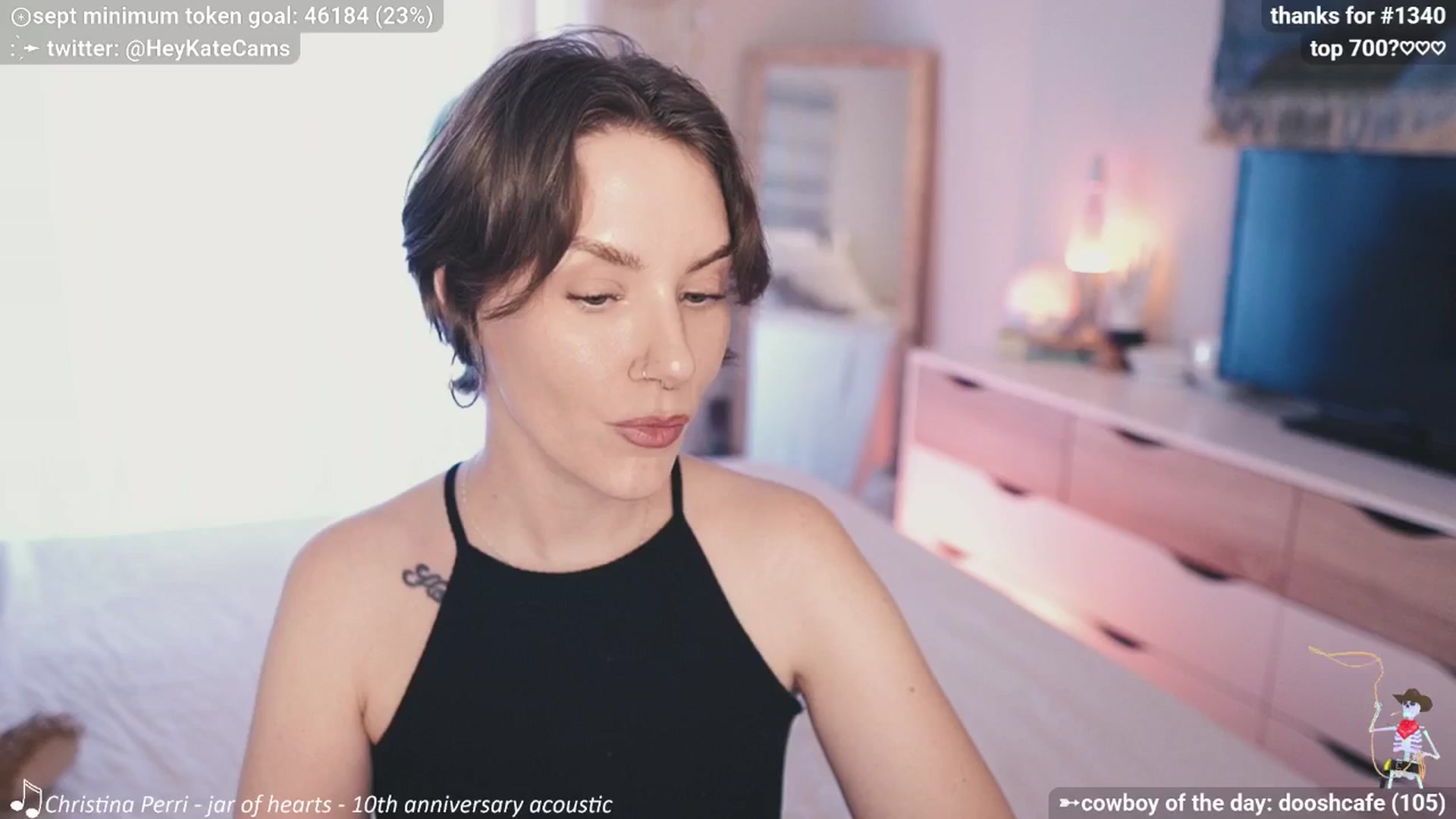 Gallery image thumbnail from HeyKate's myfreecams stream on, 09/12/2025, 24:00 image 20 of 20