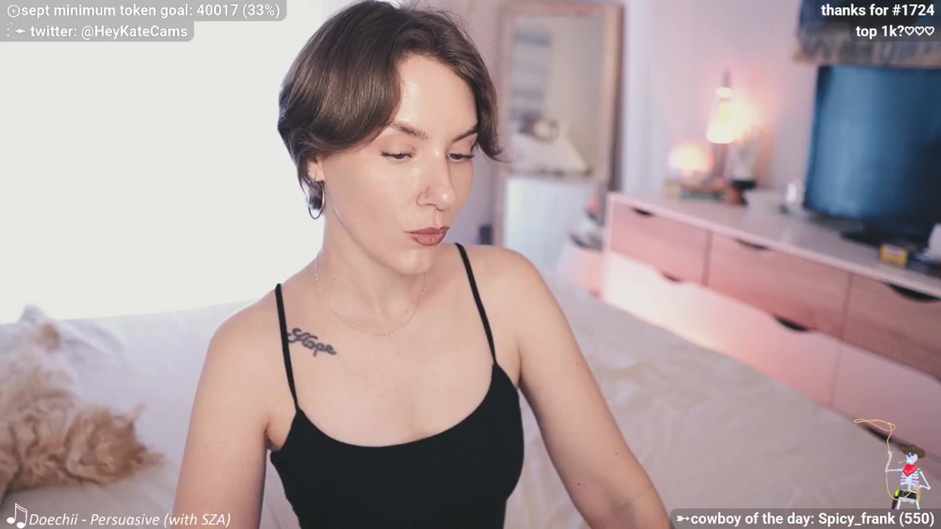 Gallery image thumbnail from HeyKate's myfreecams stream on, 09/21/2025, 23:47 image 13 of 20
