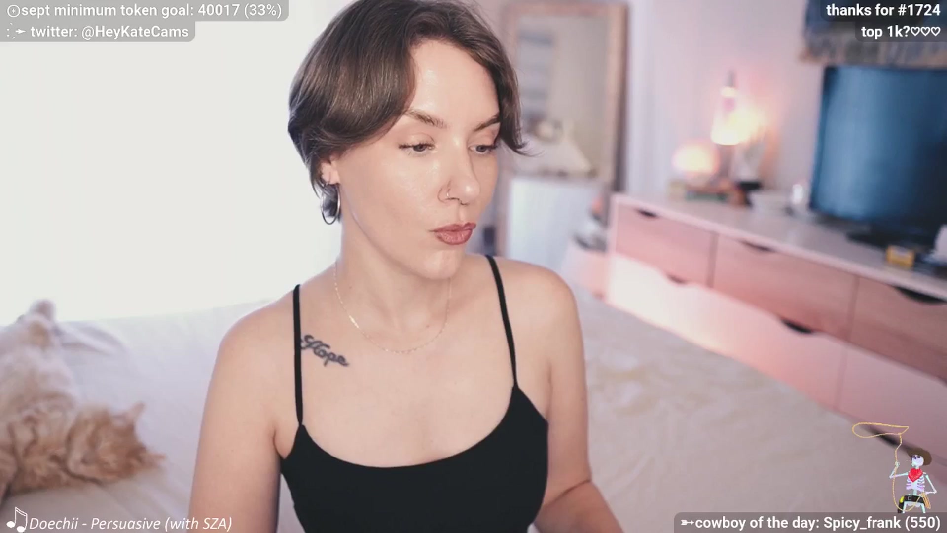 Gallery image thumbnail from HeyKate's myfreecams stream on, 09/21/2025, 23:47 image 12 of 20