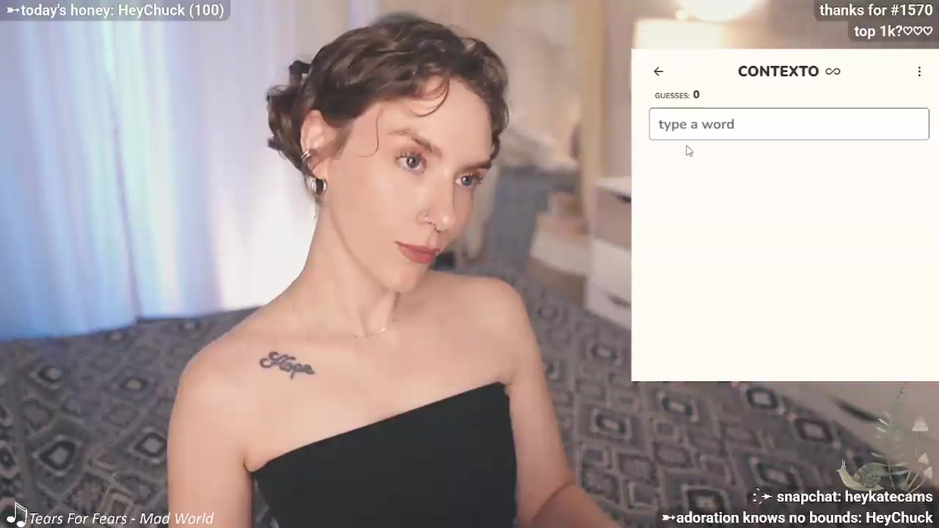 Gallery image thumbnail from HeyKate's myfreecams stream on, 05/01/2026, 02:38 image 1 of 20