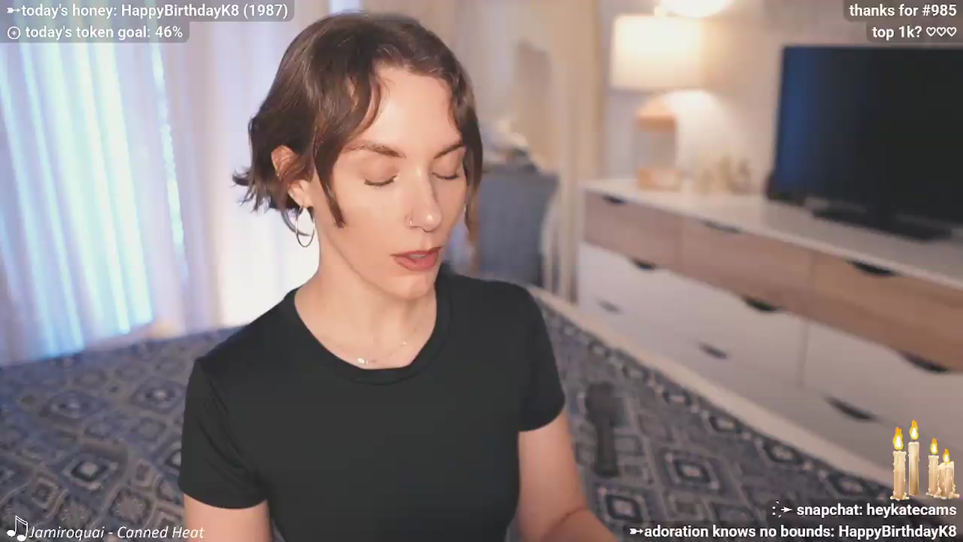 Gallery image thumbnail from HeyKate's myfreecams stream on, 06/05/2026, 04:10 image 1 of 20