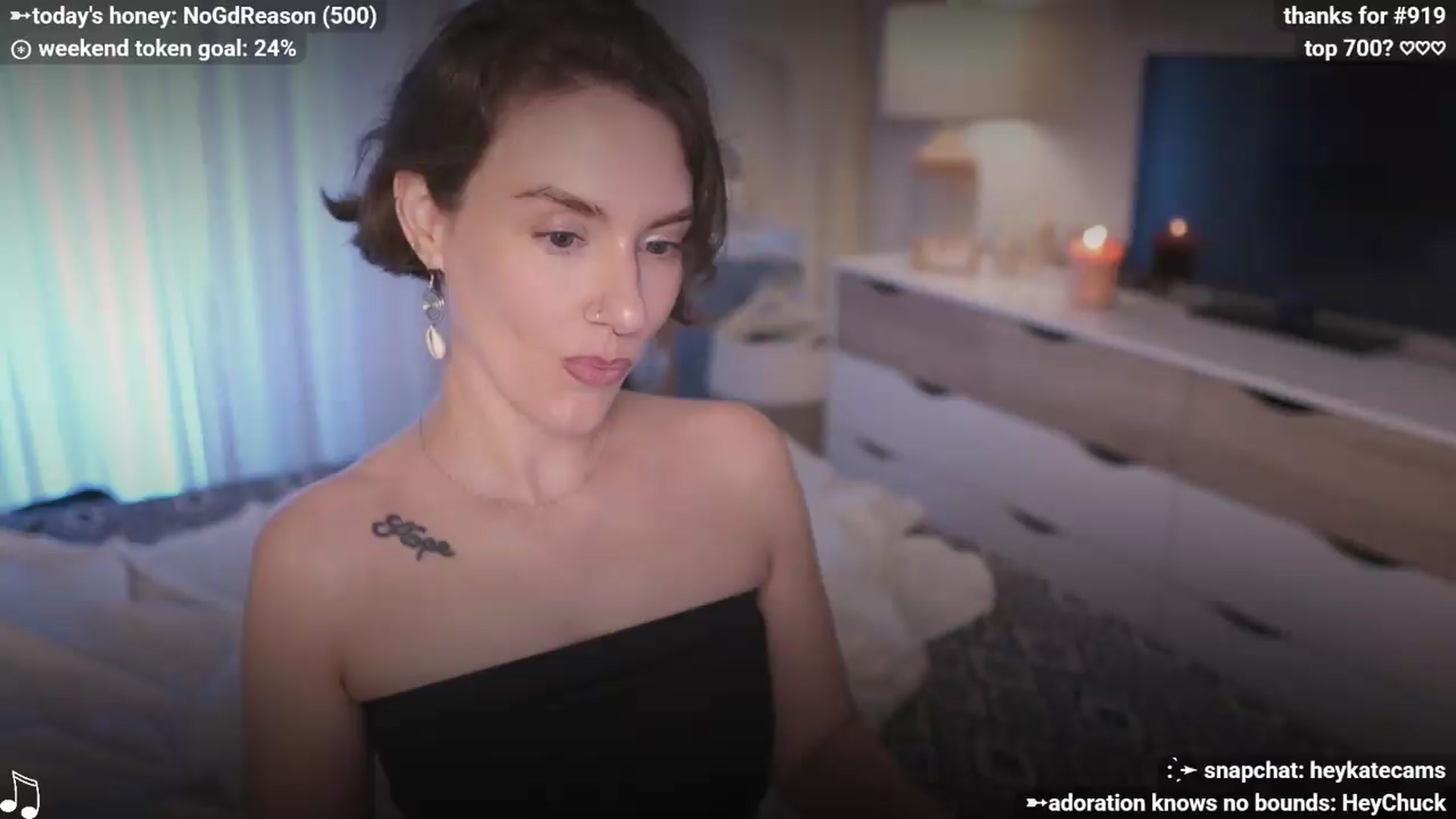 Gallery image thumbnail from HeyKate's myfreecams stream on, 06/15/2026, 02:29 image 1 of 20