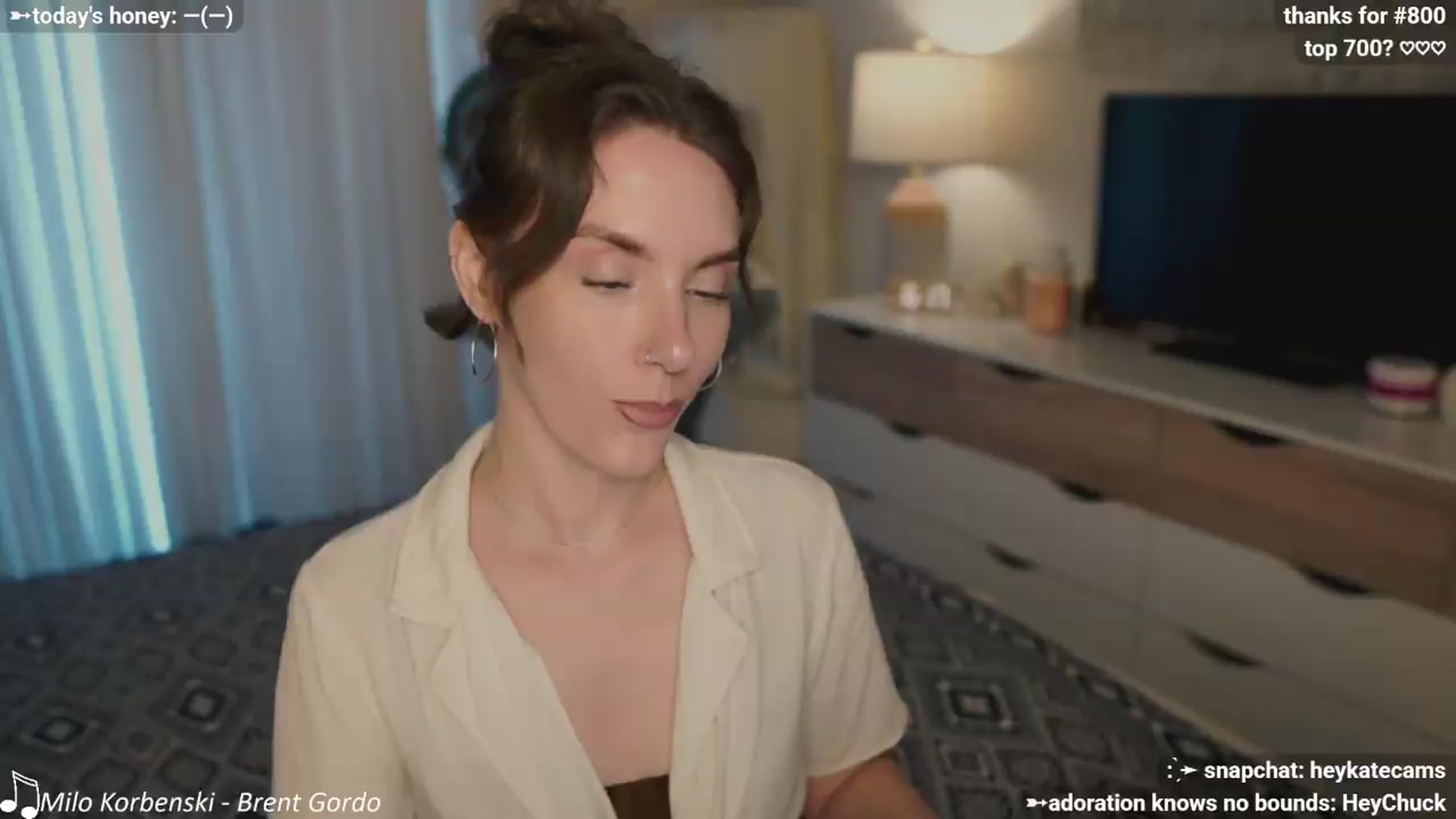 Gallery image thumbnail from HeyKate's myfreecams stream on, 06/29/2026, 03:49 image 1 of 20