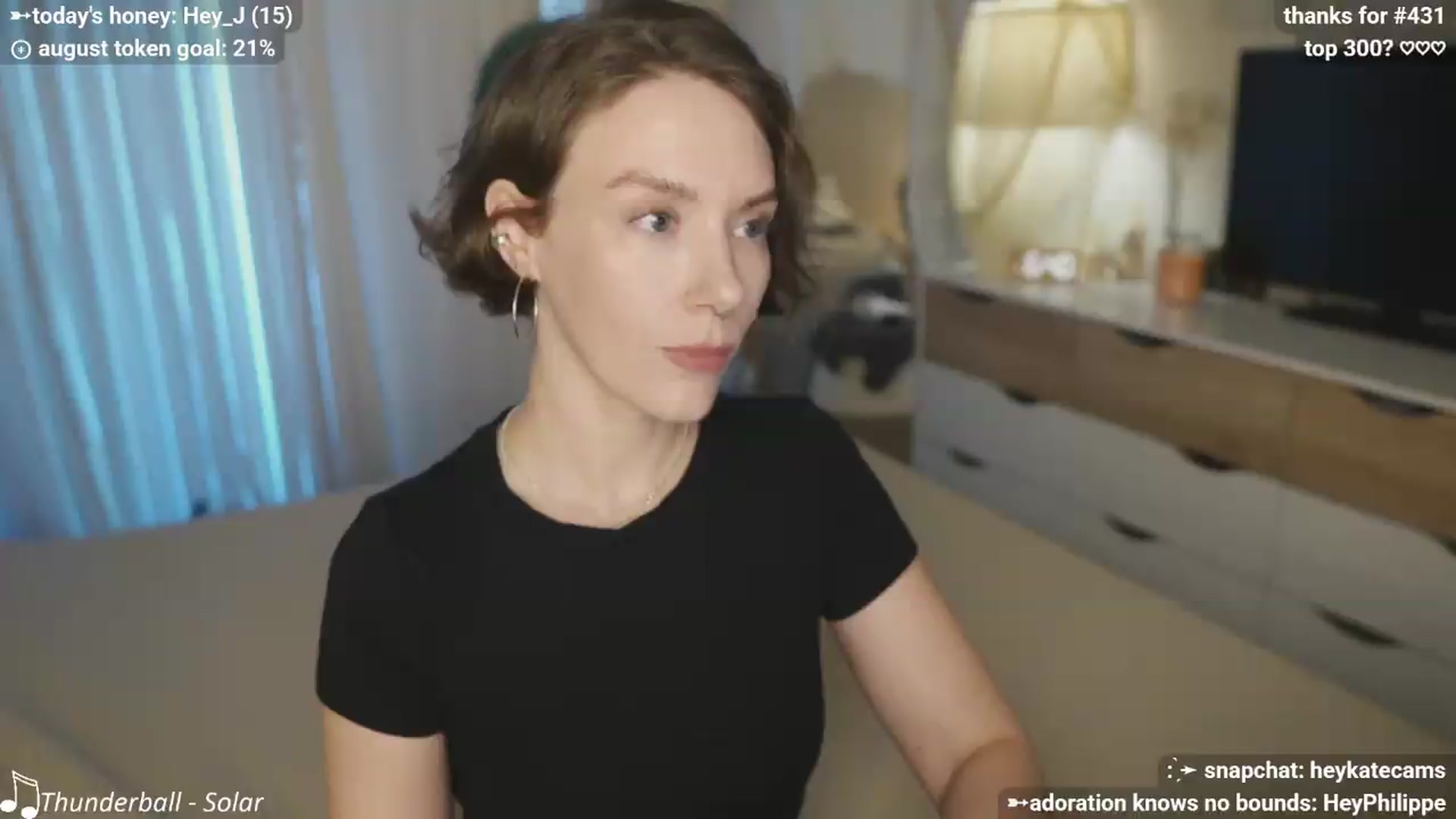 Gallery image thumbnail from HeyKate's myfreecams stream on, 08/04/2026, 03:19 image 4 of 20