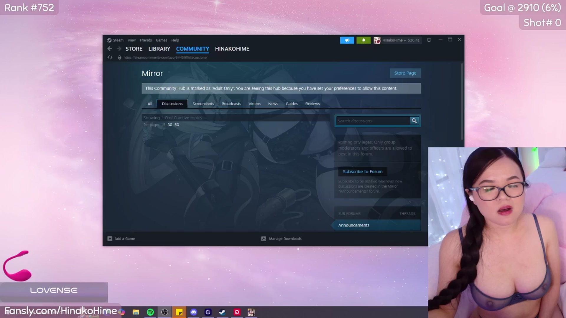 Gallery image thumbnail from HinaClarinet's myfreecams stream on, 12/01/2024, 05:40 image 20 of 20