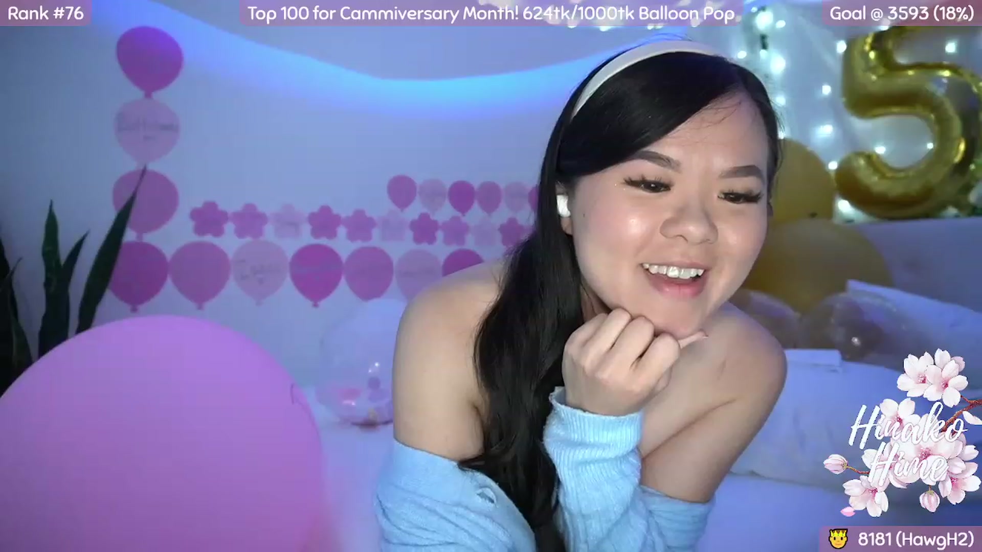 Gallery image thumbnail from HinakoHime's myfreecams stream on, 06/10/2023, 08:58 image 14 of 20