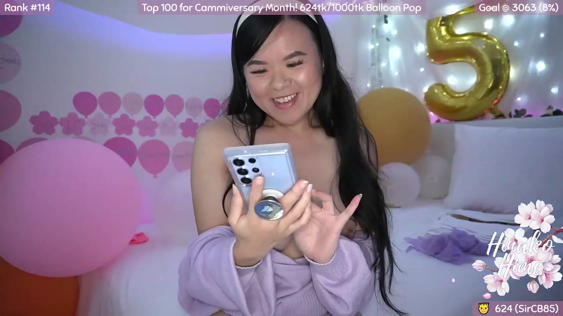 Gallery image thumbnail from HinakoHime's myfreecams stream on, 06/23/2023, 08:02 image 9 of 20