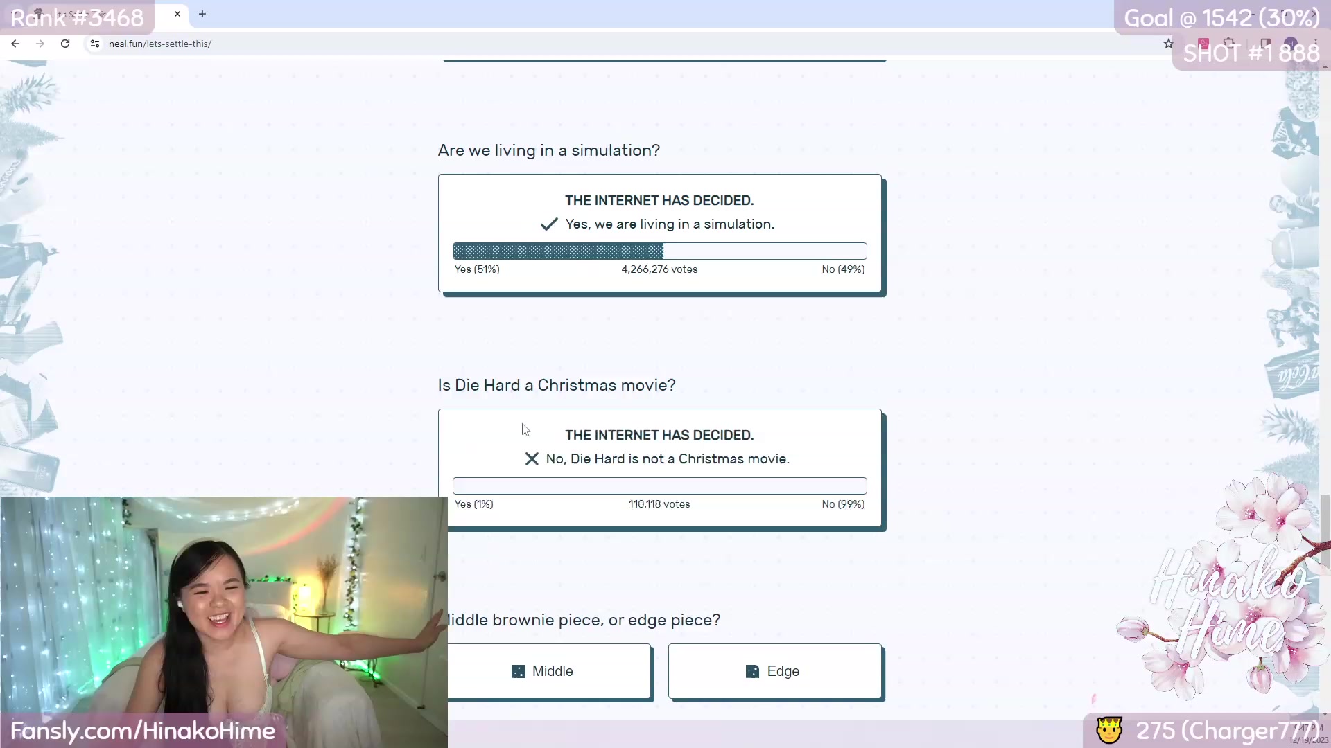 Gallery image thumbnail from HinakoHime's myfreecams stream on, 12/20/2023, 08:11 image 7 of 20