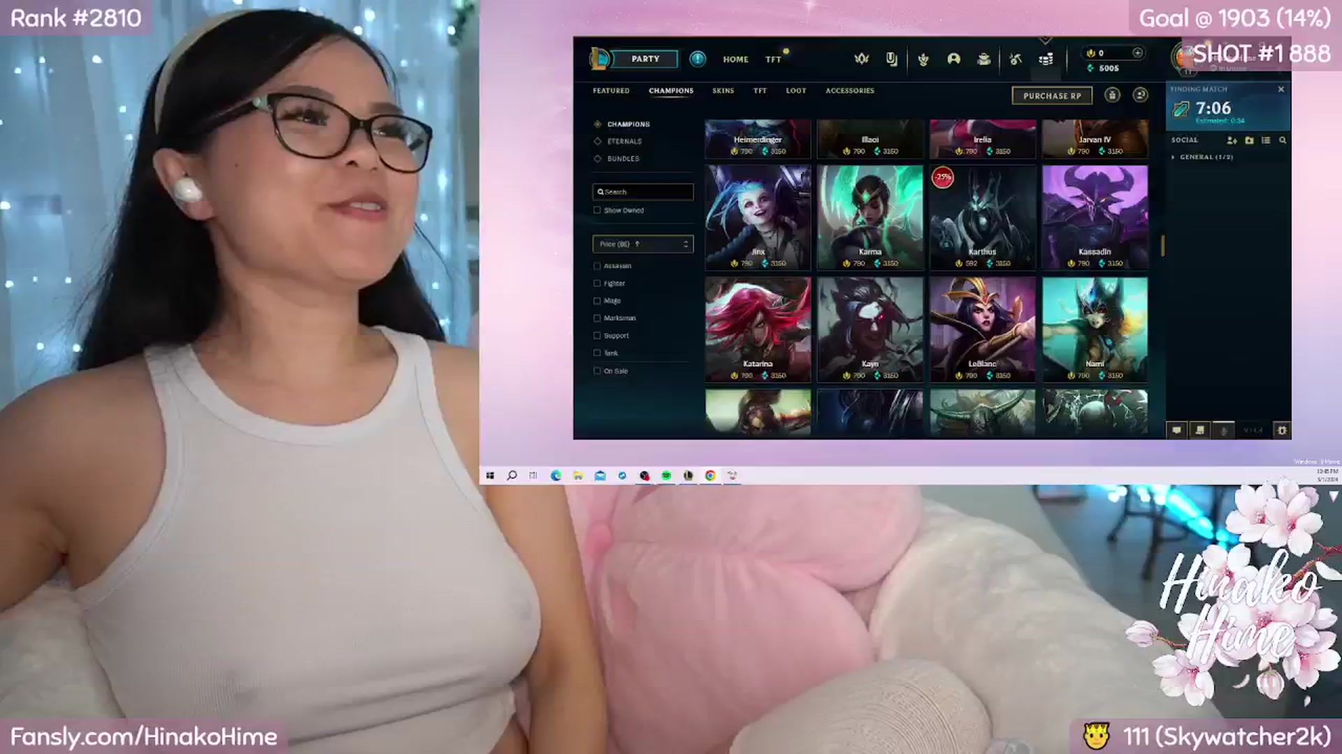 Gallery image thumbnail from HinakoHime's myfreecams stream on, 03/02/2024, 07:56 image 11 of 20