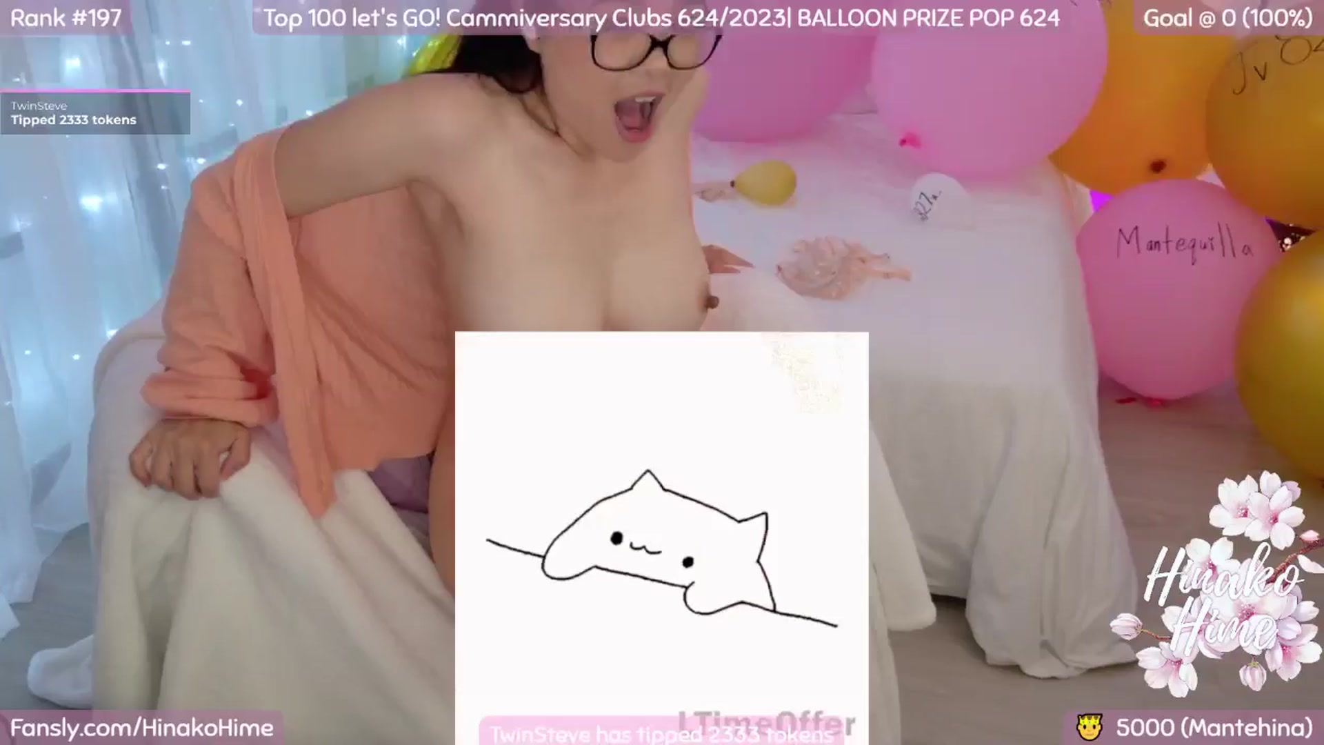 Gallery image thumbnail from HinakoHime's myfreecams stream on, 06/18/2024, 07:34 image 6 of 20