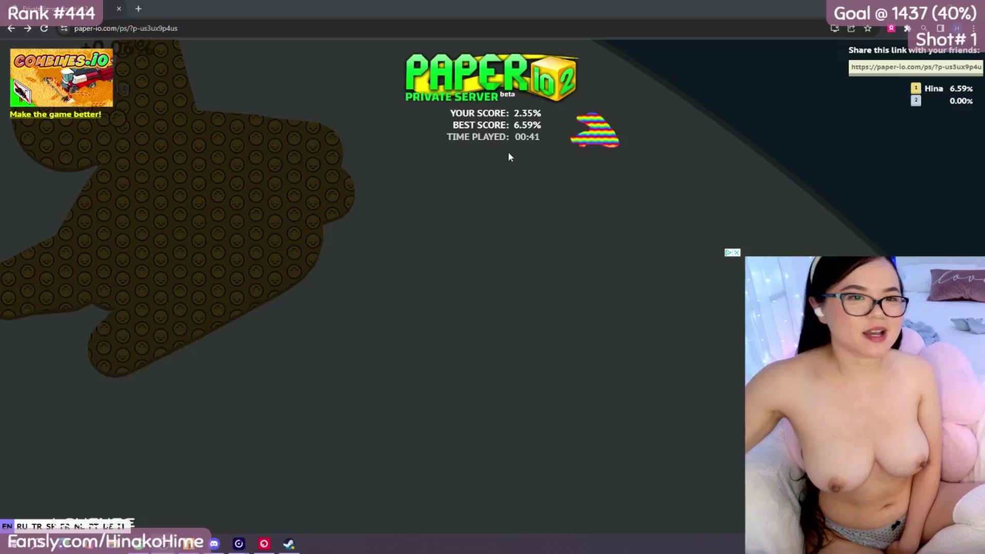 Gallery image thumbnail from HinakoHime's myfreecams stream on, 10/02/2024, 07:02 image 20 of 20