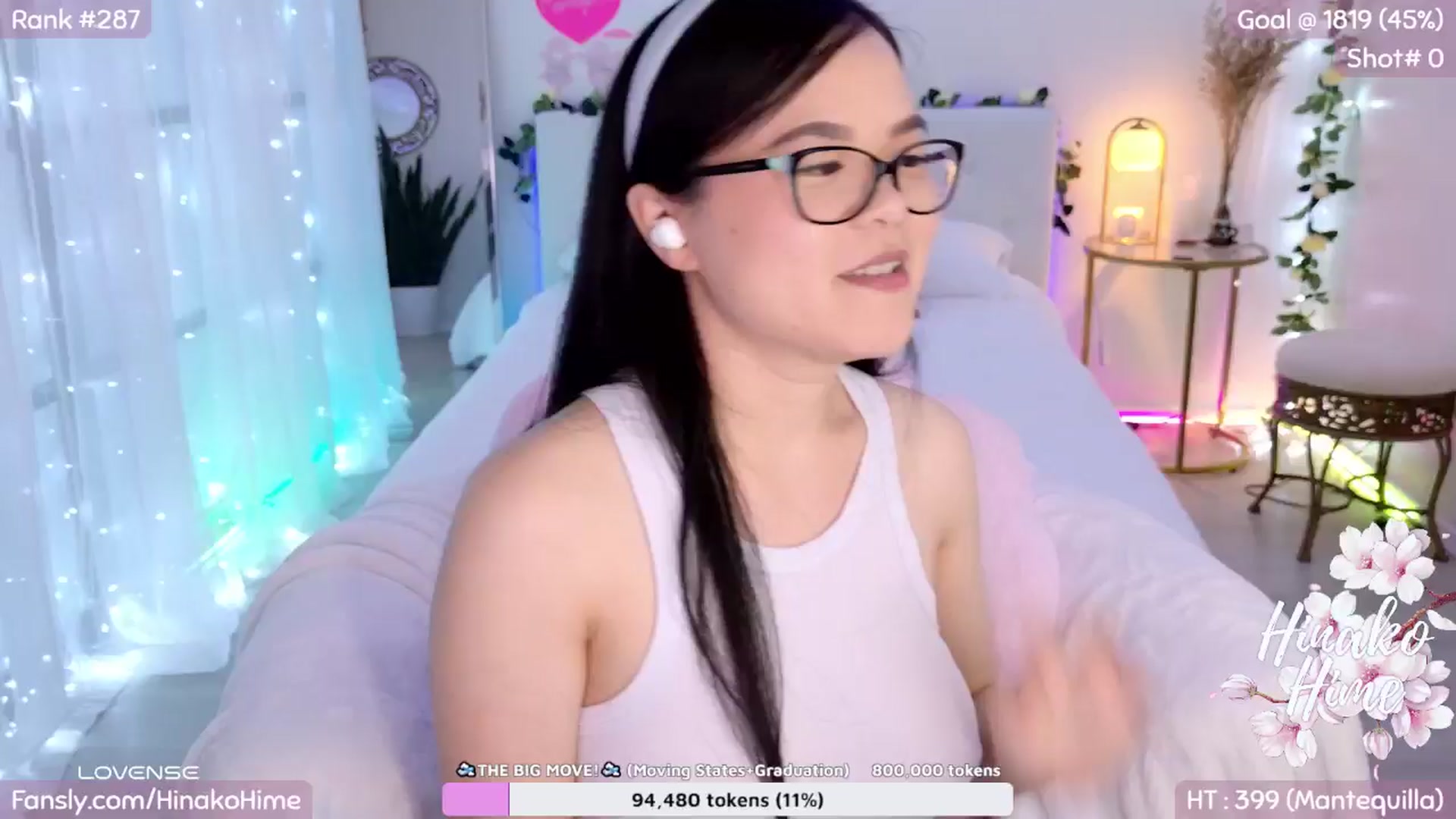 Gallery image thumbnail from HinakoHime's myfreecams stream on, 10/08/2024, 07:14 image 14 of 20