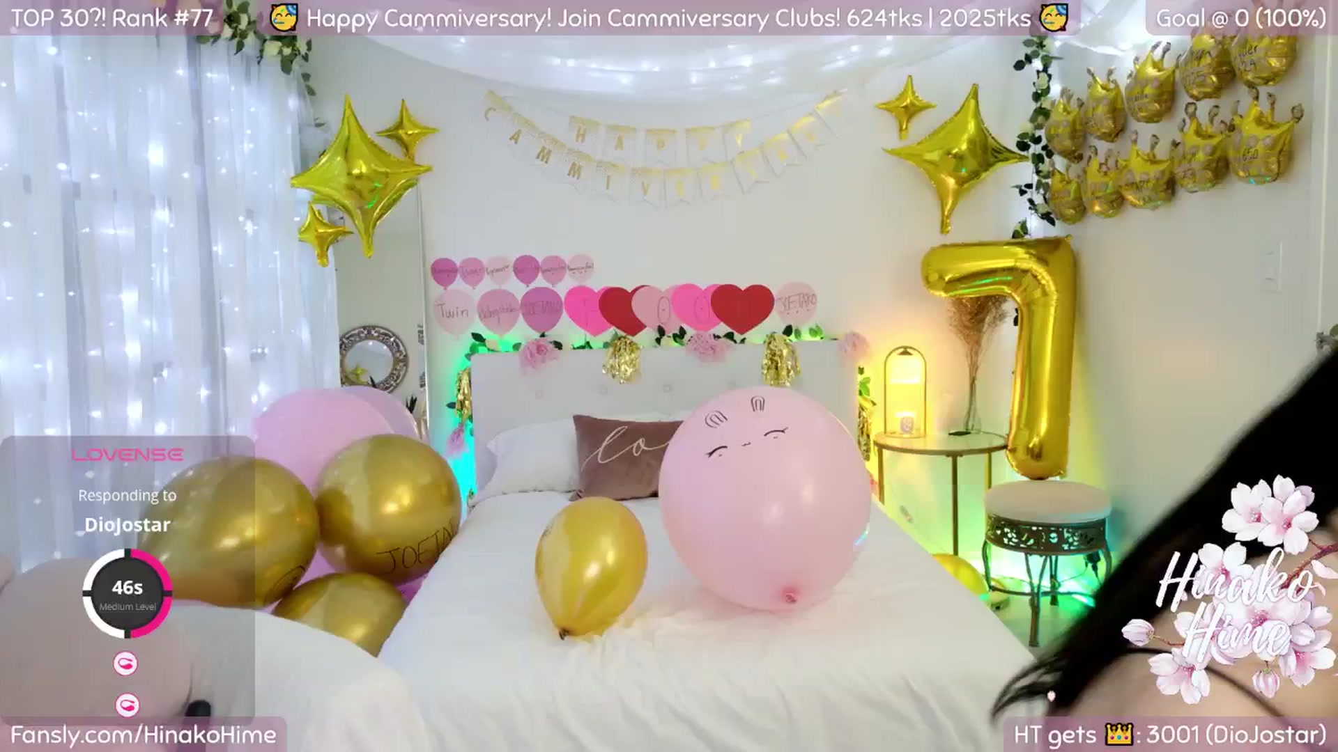 Gallery image thumbnail from HinakoHime's myfreecams stream on, 06/12/2025, 07:02 image 8 of 20