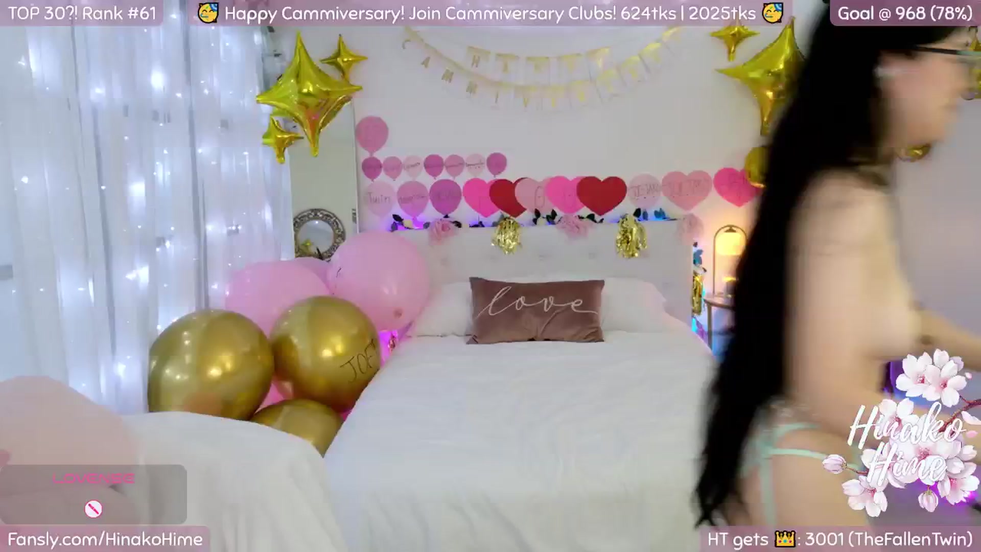 Gallery image thumbnail from HinakoHime's myfreecams stream on, 06/14/2025, 06:23 image 5 of 20