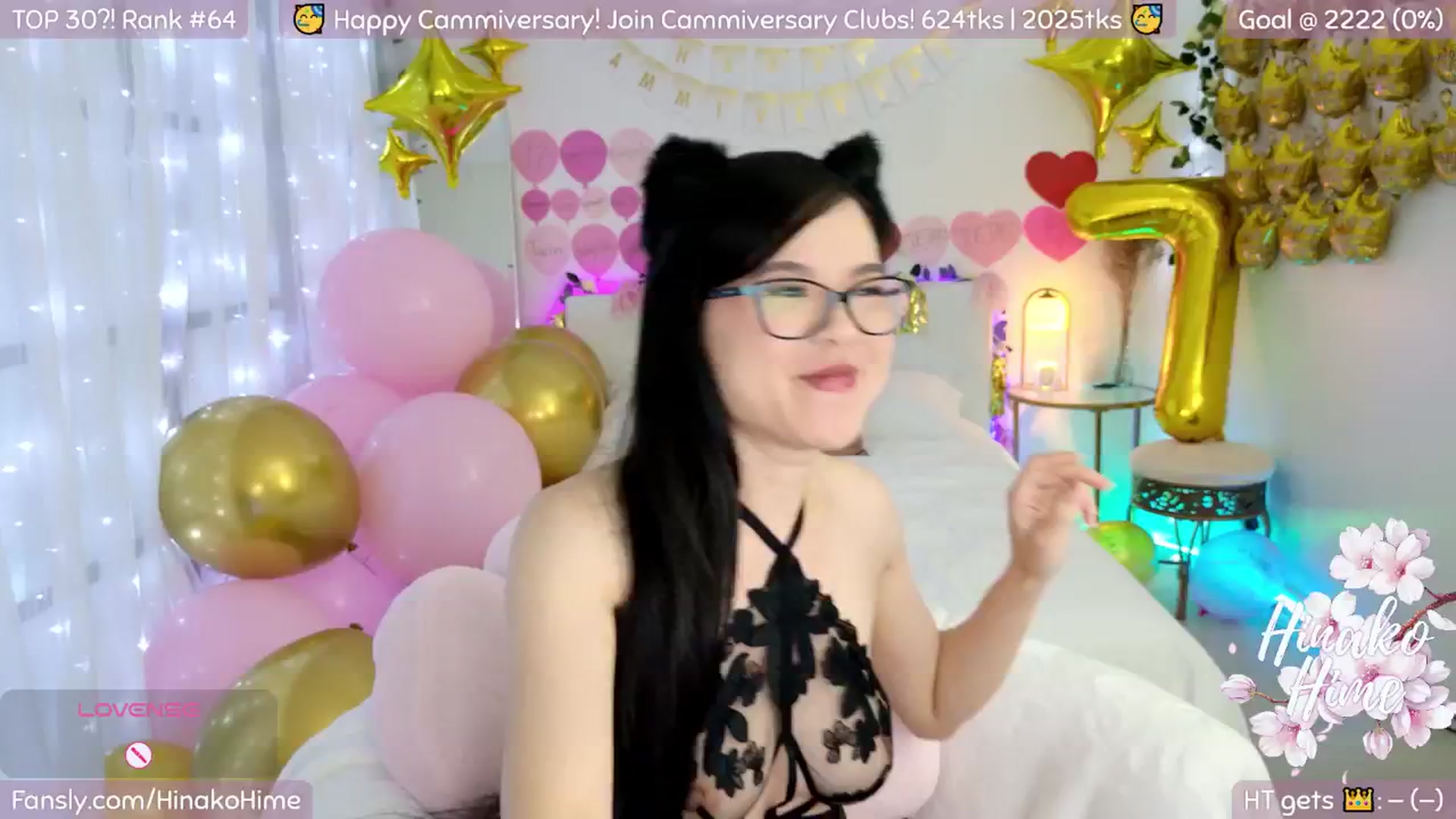 Gallery image thumbnail from HinakoHime's myfreecams stream on, 06/20/2025, 07:44 image 3 of 20