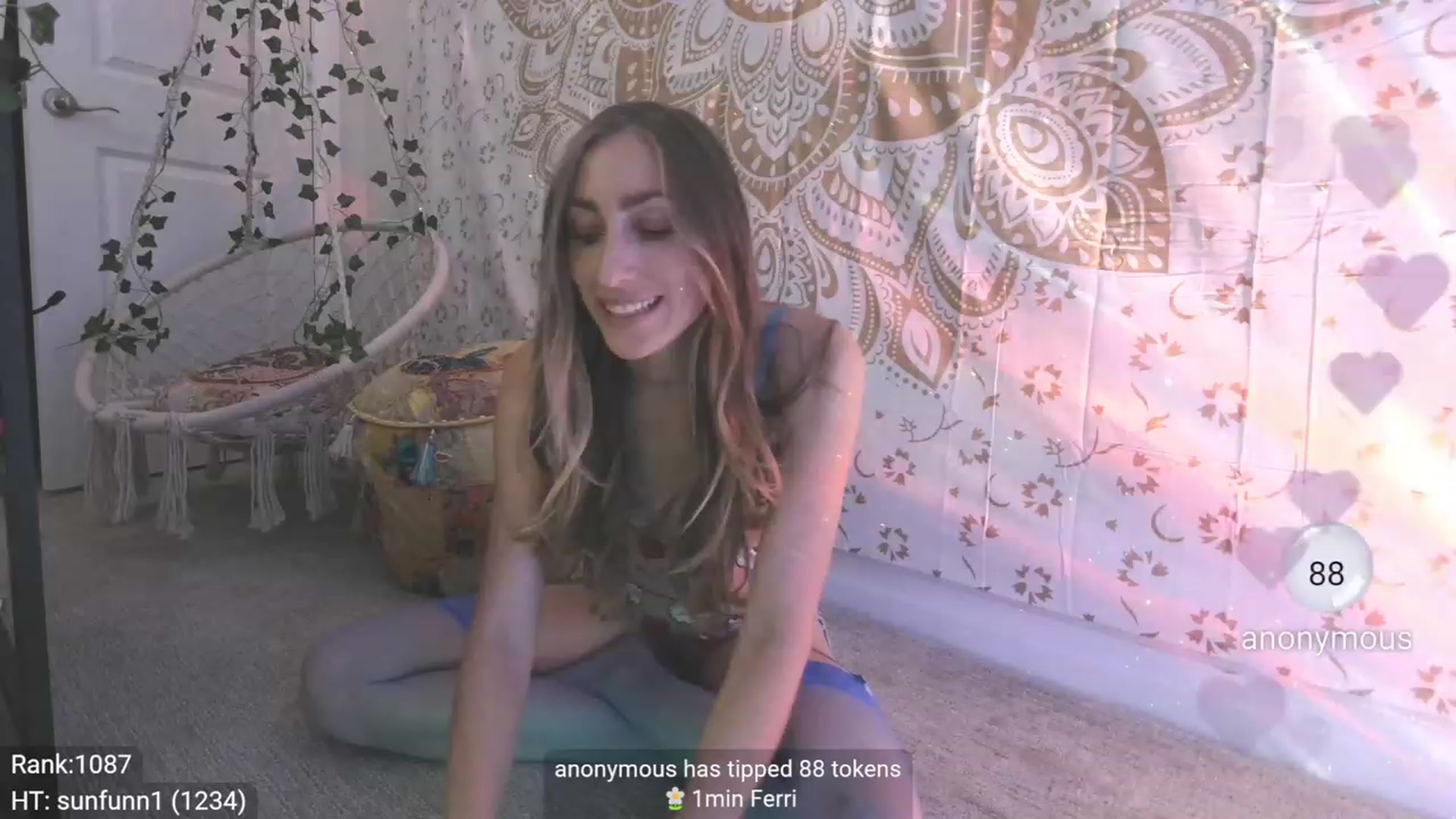Gallery image thumbnail from HippyBabee's myfreecams stream on, 06/26/2023, 03:34 image 1 of 20