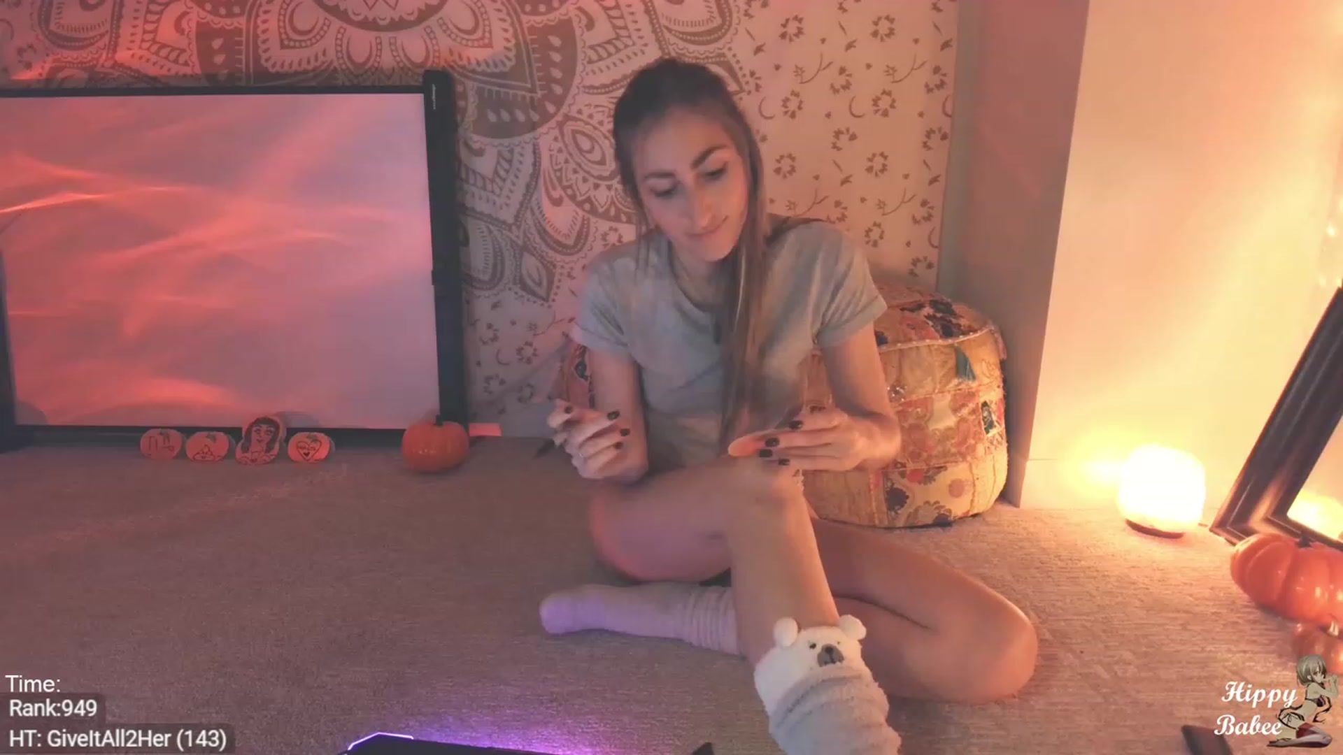 Gallery image thumbnail from HippyBabee's myfreecams stream on, 10/06/2023, 24:02 image 18 of 20