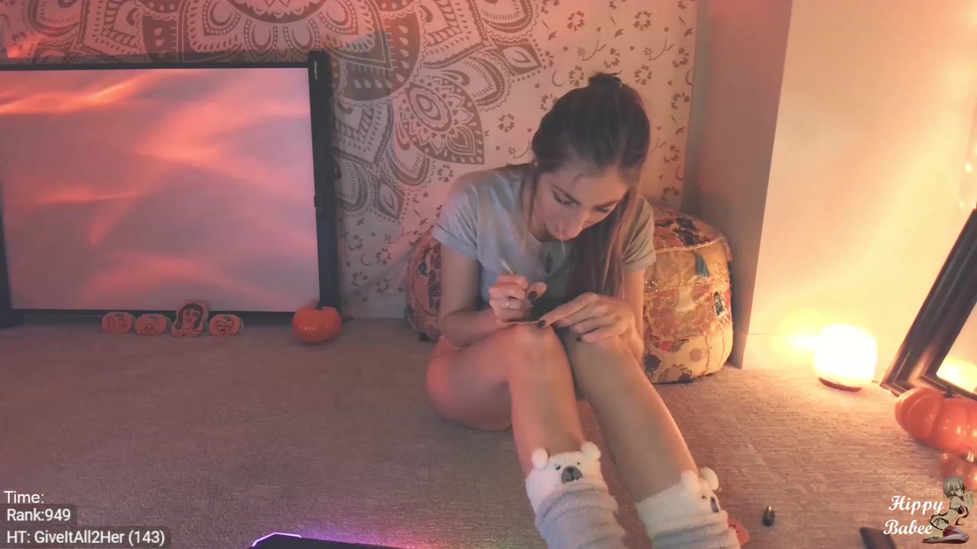Gallery image thumbnail from HippyBabee's myfreecams stream on, 10/06/2023, 24:19 image 4 of 20
