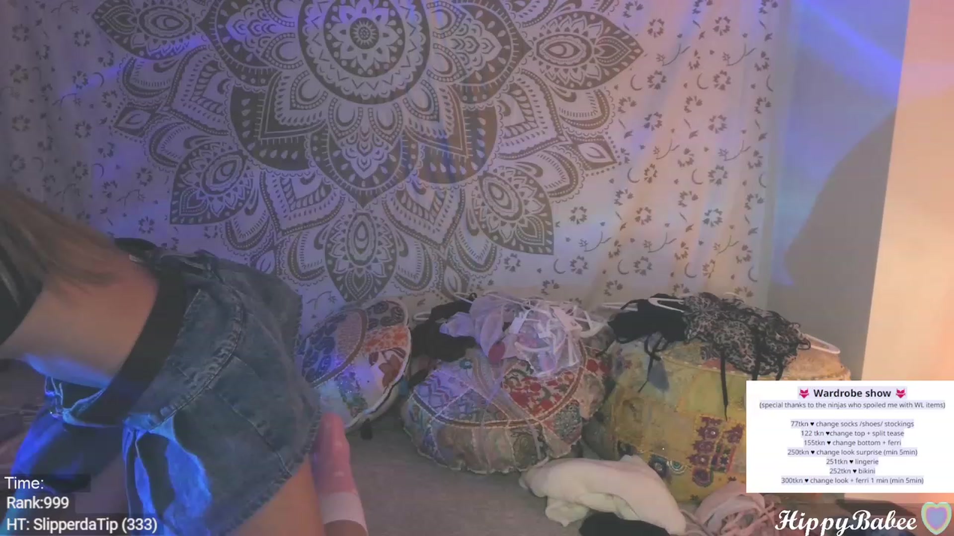Gallery image thumbnail from HippyBabee's myfreecams stream on, 02/02/2024, 02:44 image 8 of 20