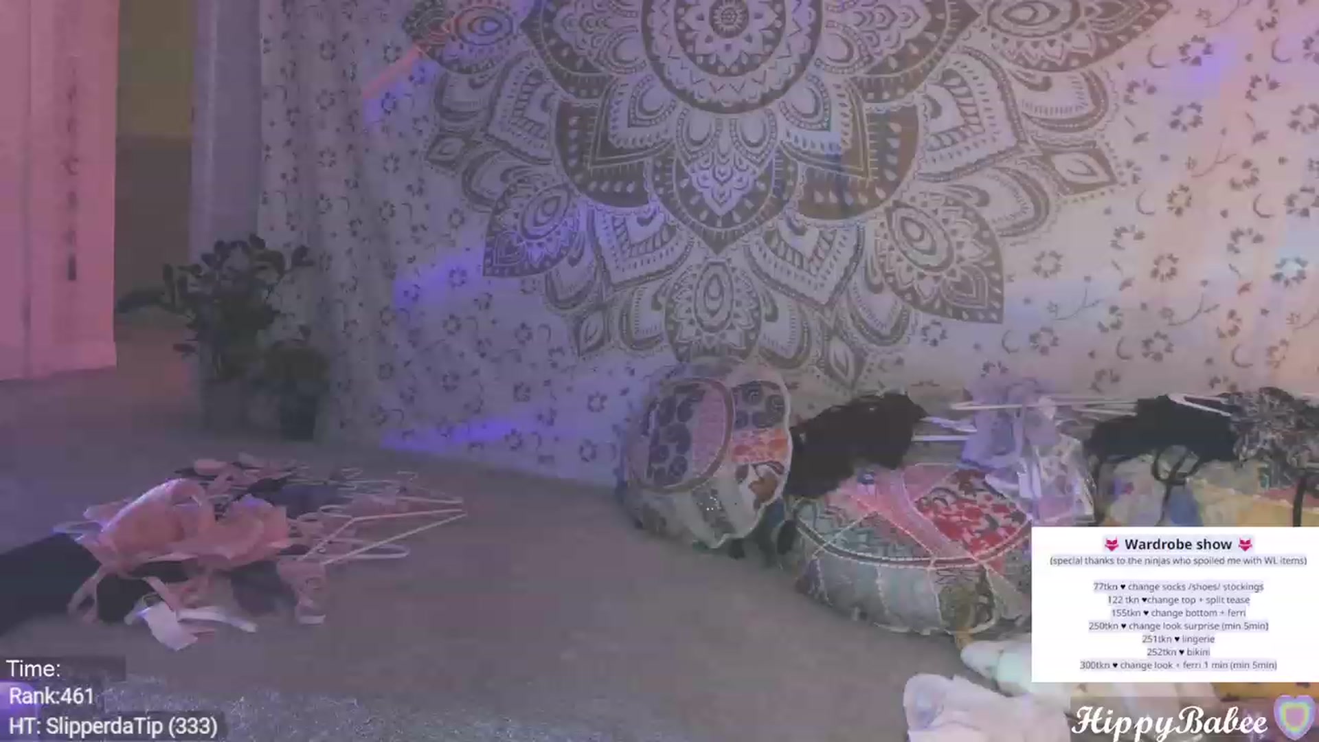 Gallery image thumbnail from HippyBabee's myfreecams stream on, 02/02/2024, 02:44 image 19 of 20