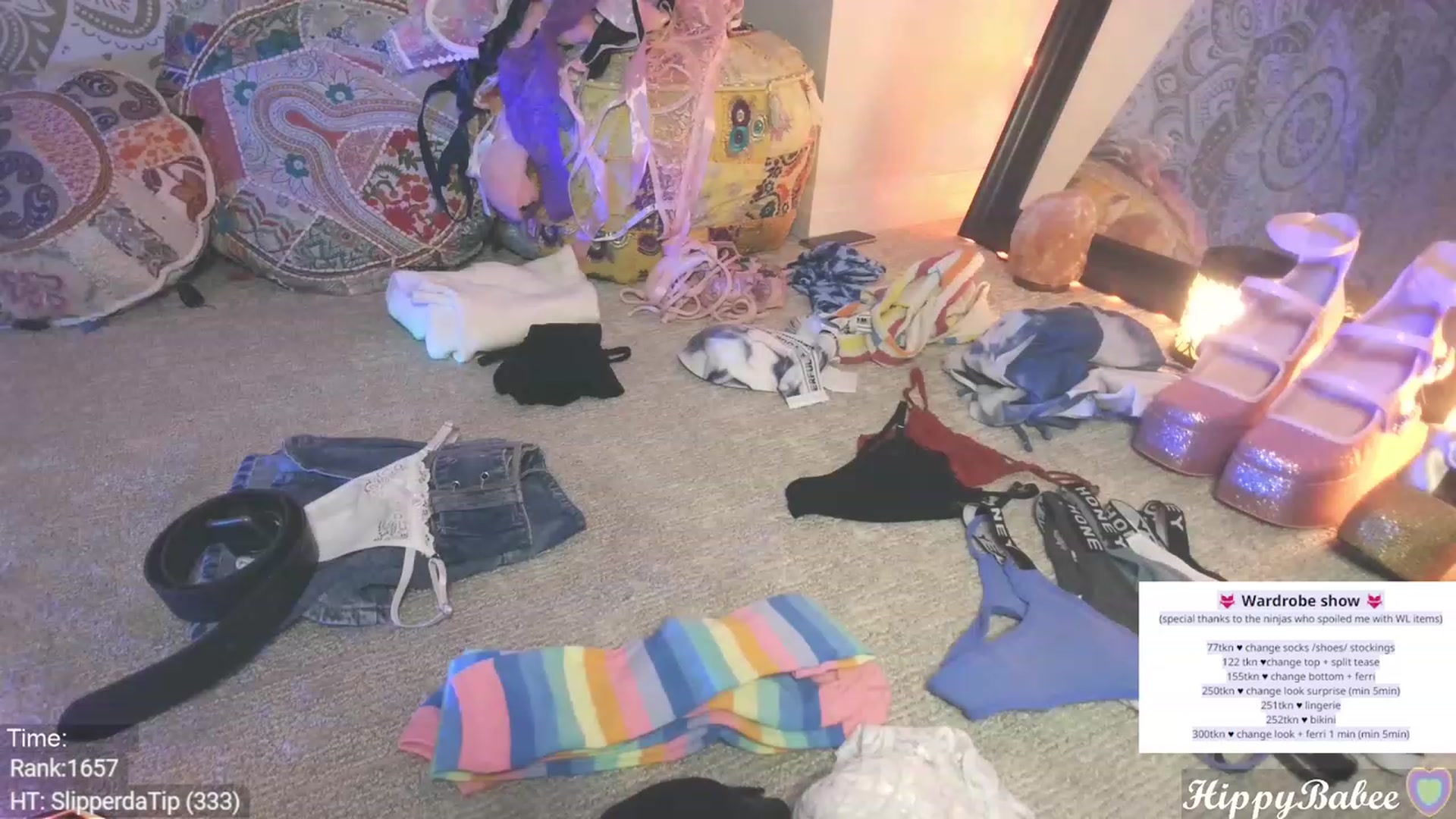 Gallery image thumbnail from HippyBabee's myfreecams stream on, 02/02/2024, 02:44 image 3 of 20