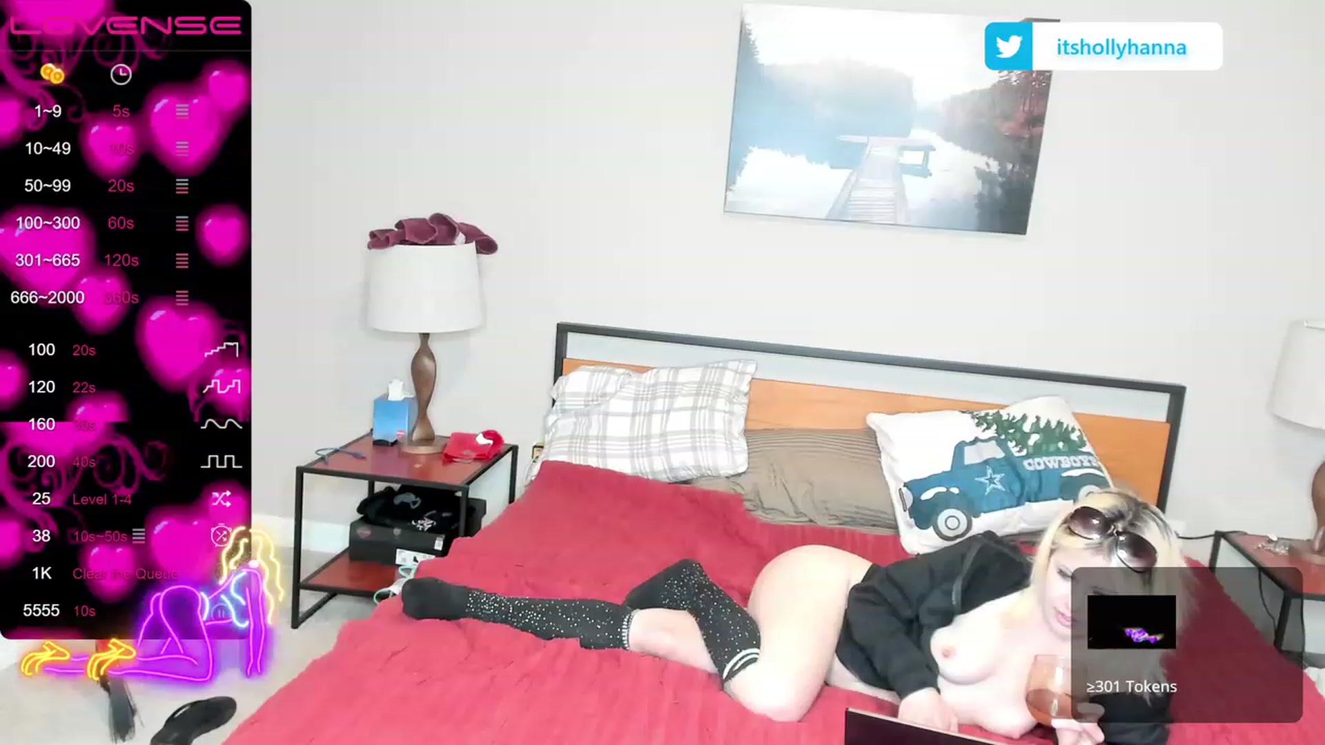 Gallery image thumbnail from HollyHanna's myfreecams stream on, 05/08/2023, 24:50 image 20 of 20