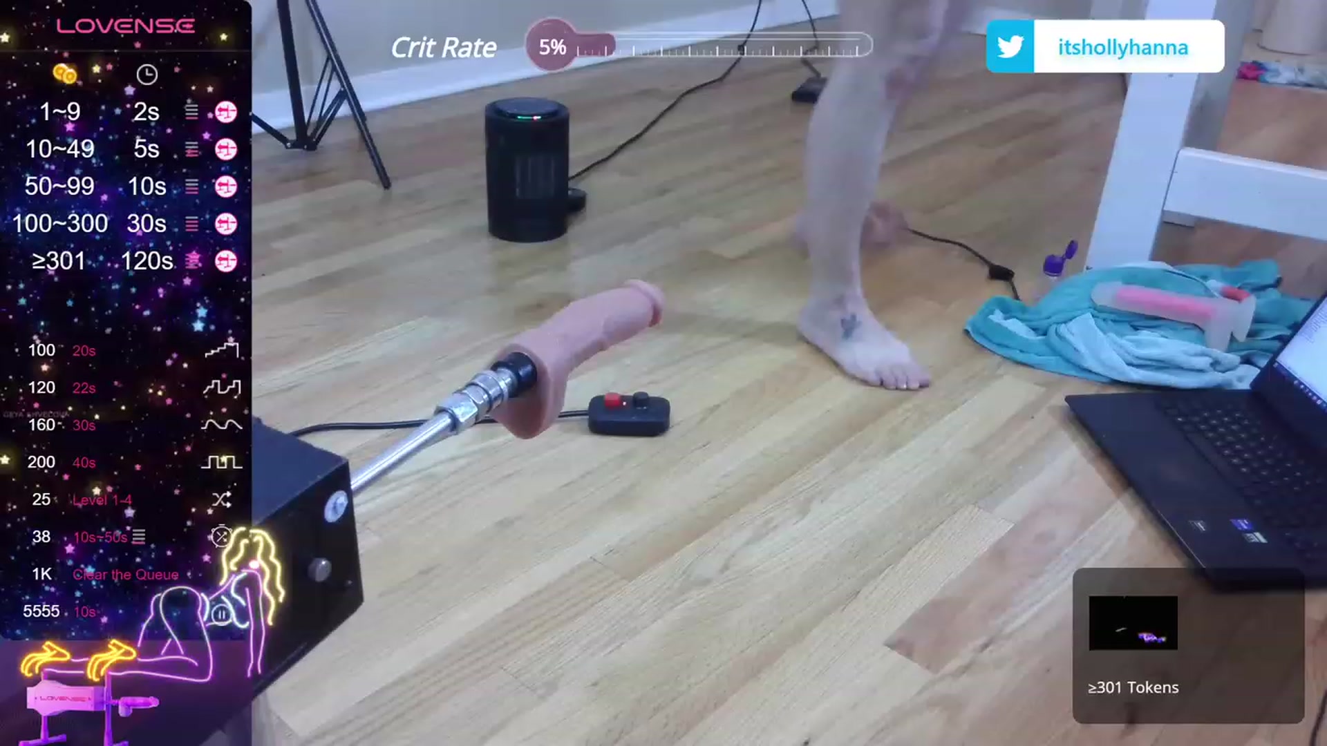 Gallery image thumbnail from HollyHanna's myfreecams stream on, 10/02/2023, 06:18 image 1 of 20
