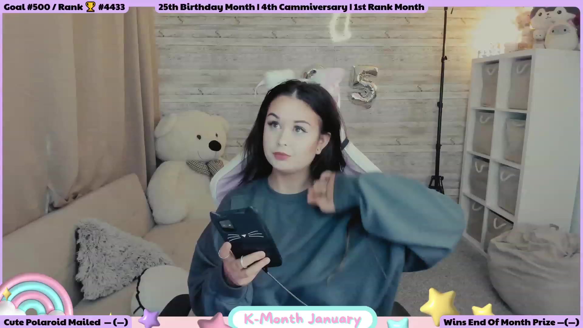 Gallery image thumbnail from HollyKittenn's myfreecams stream on, 01/03/2023, 17:26 image 5 of 20