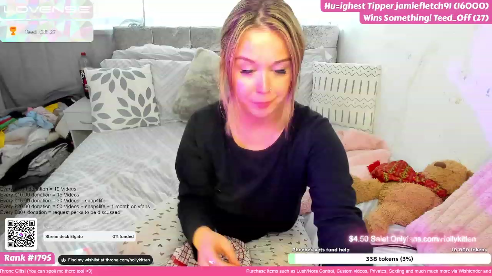 Gallery image thumbnail from HollyKittenn's myfreecams stream on, 07/17/2023, 20:44 image 3 of 20