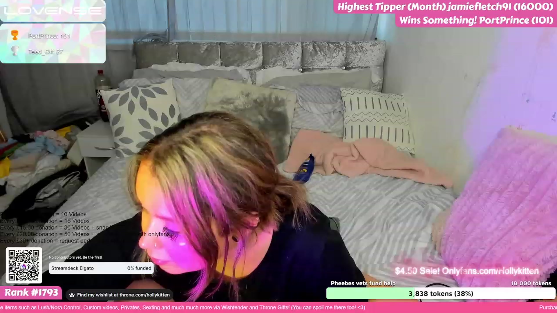 Gallery image thumbnail from HollyKittenn's myfreecams stream on, 07/17/2023, 20:44 image 19 of 20