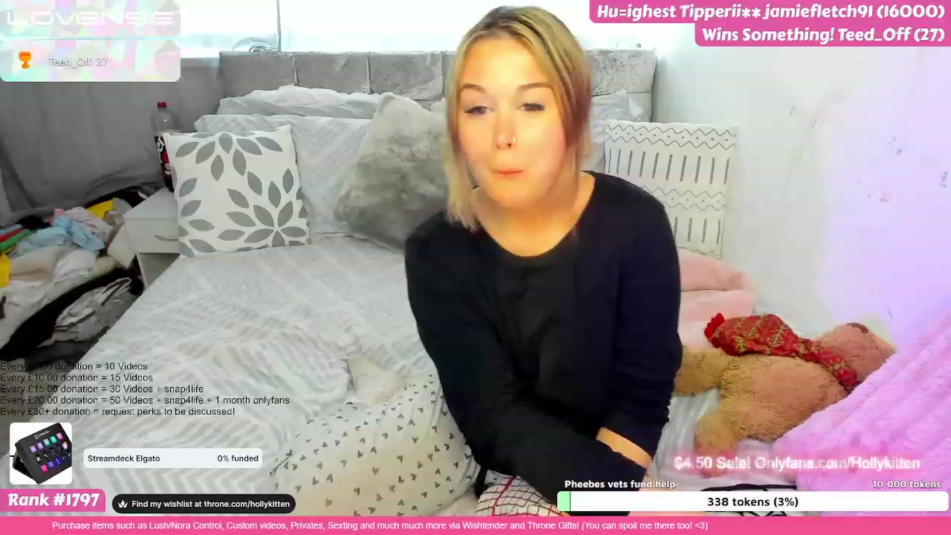 Gallery image thumbnail from HollyKittenn's myfreecams stream on, 07/17/2023, 20:44 image 5 of 20