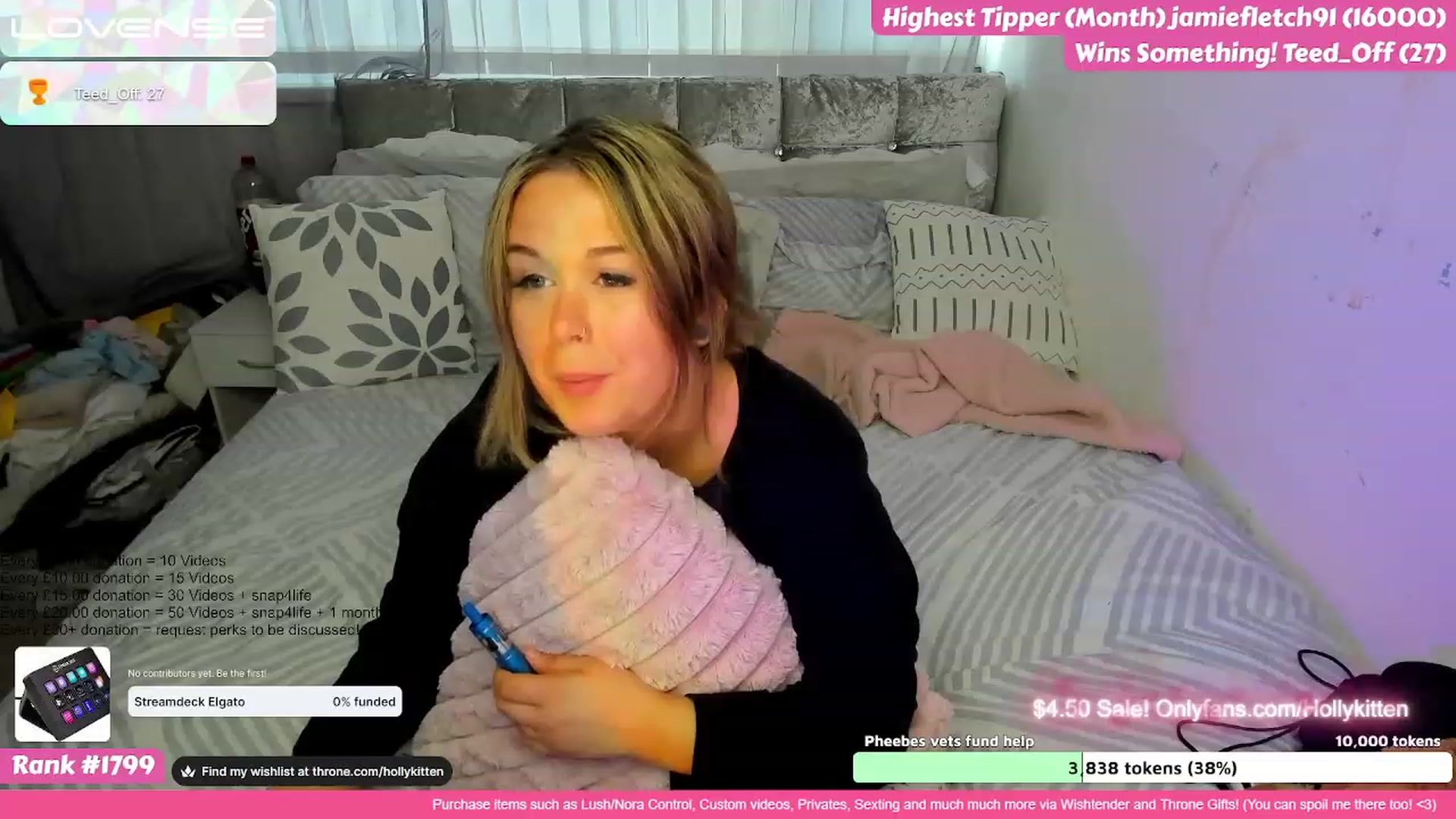 Gallery image thumbnail from HollyKittenn's myfreecams stream on, 07/17/2023, 20:44 image 13 of 20