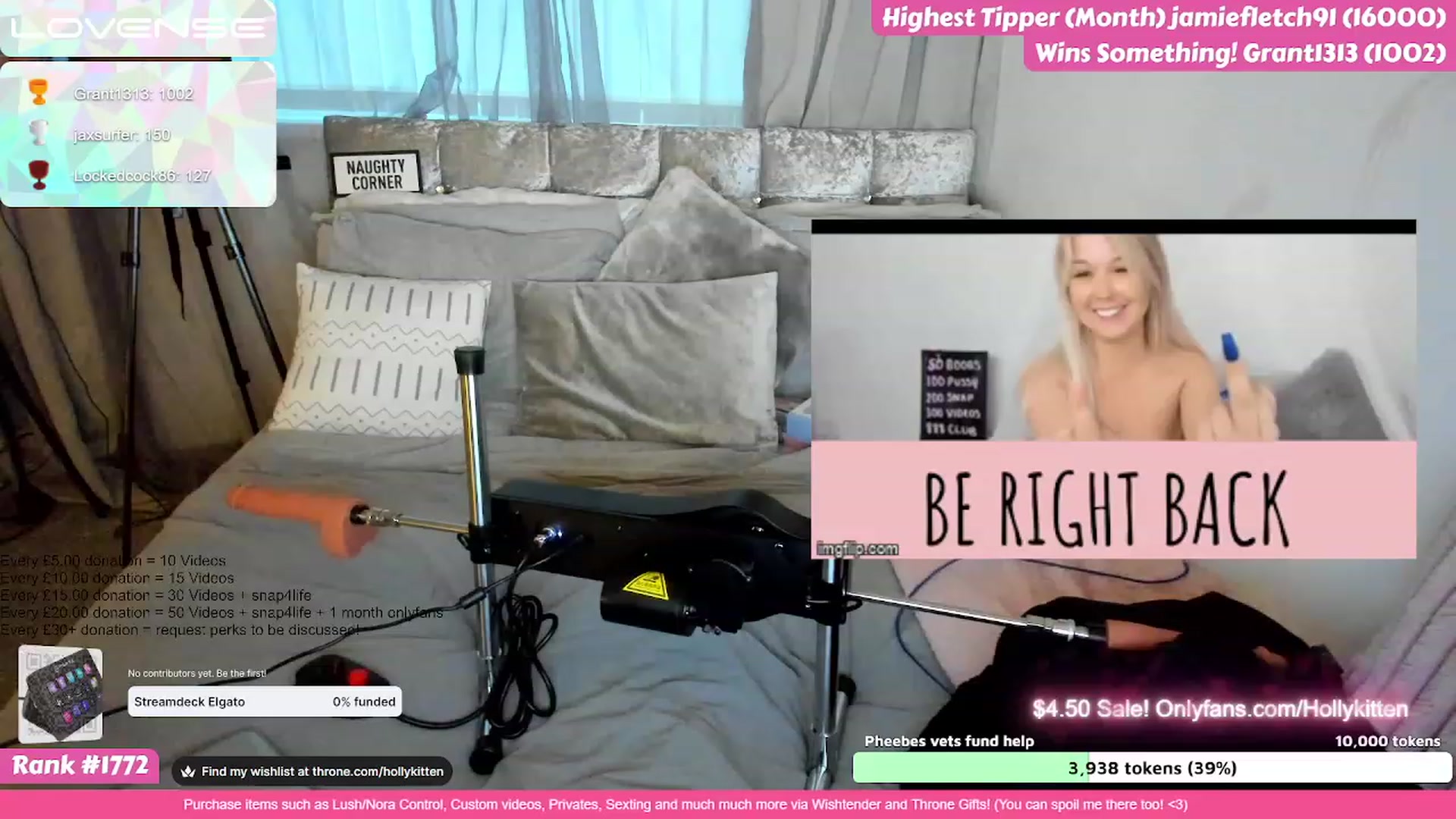 Gallery image thumbnail from HollyKittenn's myfreecams stream on, 07/18/2023, 20:47 image 18 of 20