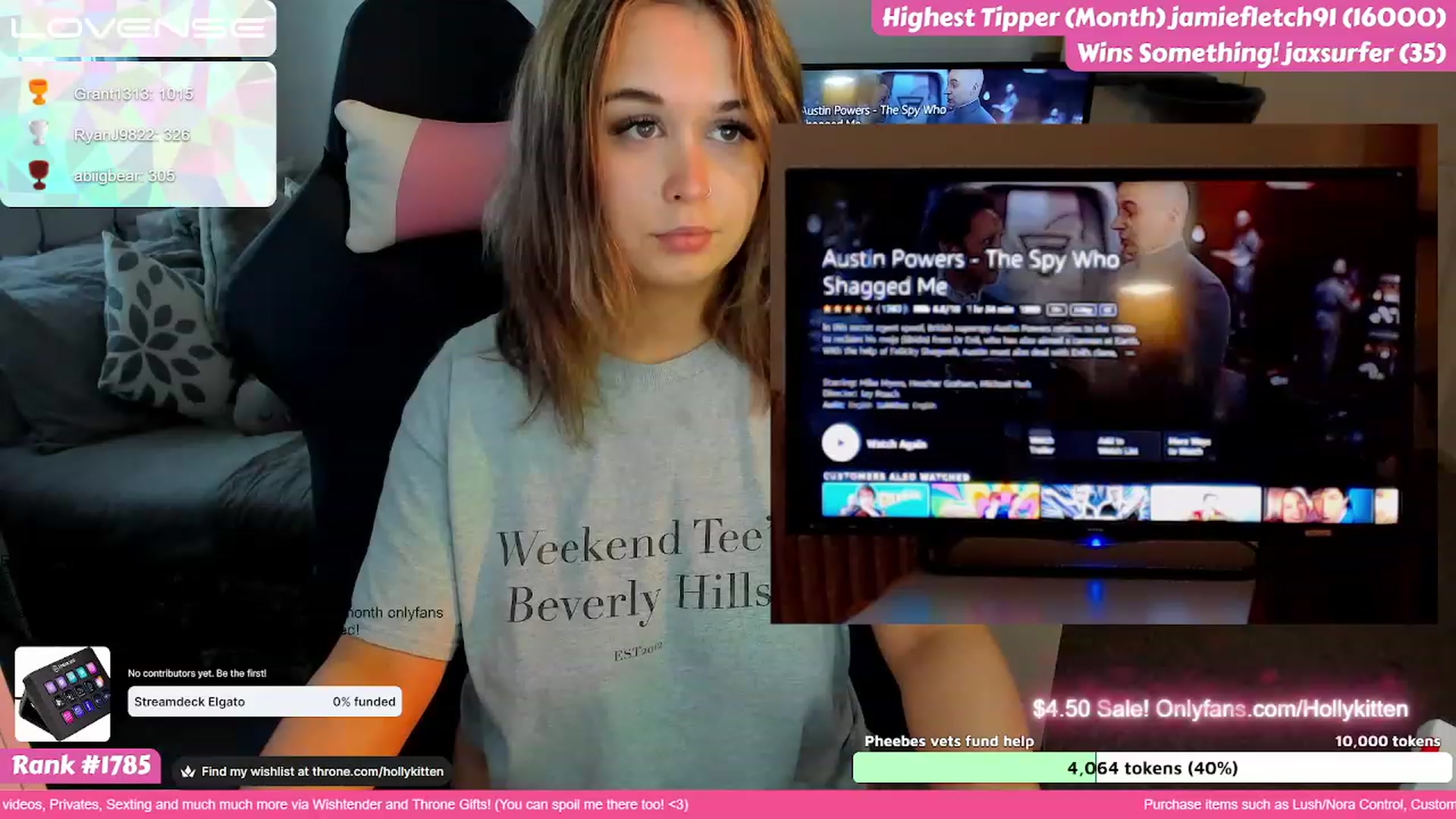 Gallery image thumbnail from HollyKittenn's myfreecams stream on, 07/19/2023, 20:17 image 11 of 20