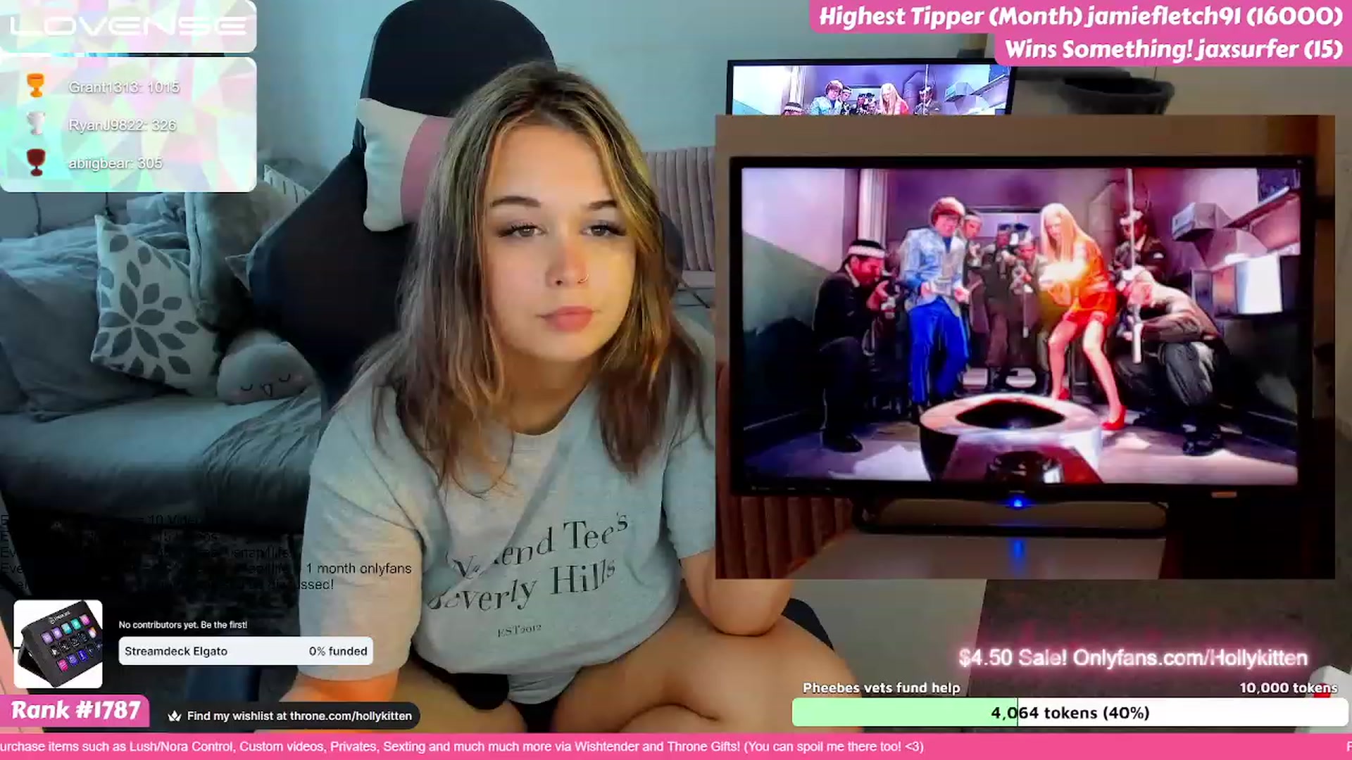 Gallery image thumbnail from HollyKittenn's myfreecams stream on, 07/19/2023, 20:17 image 1 of 20