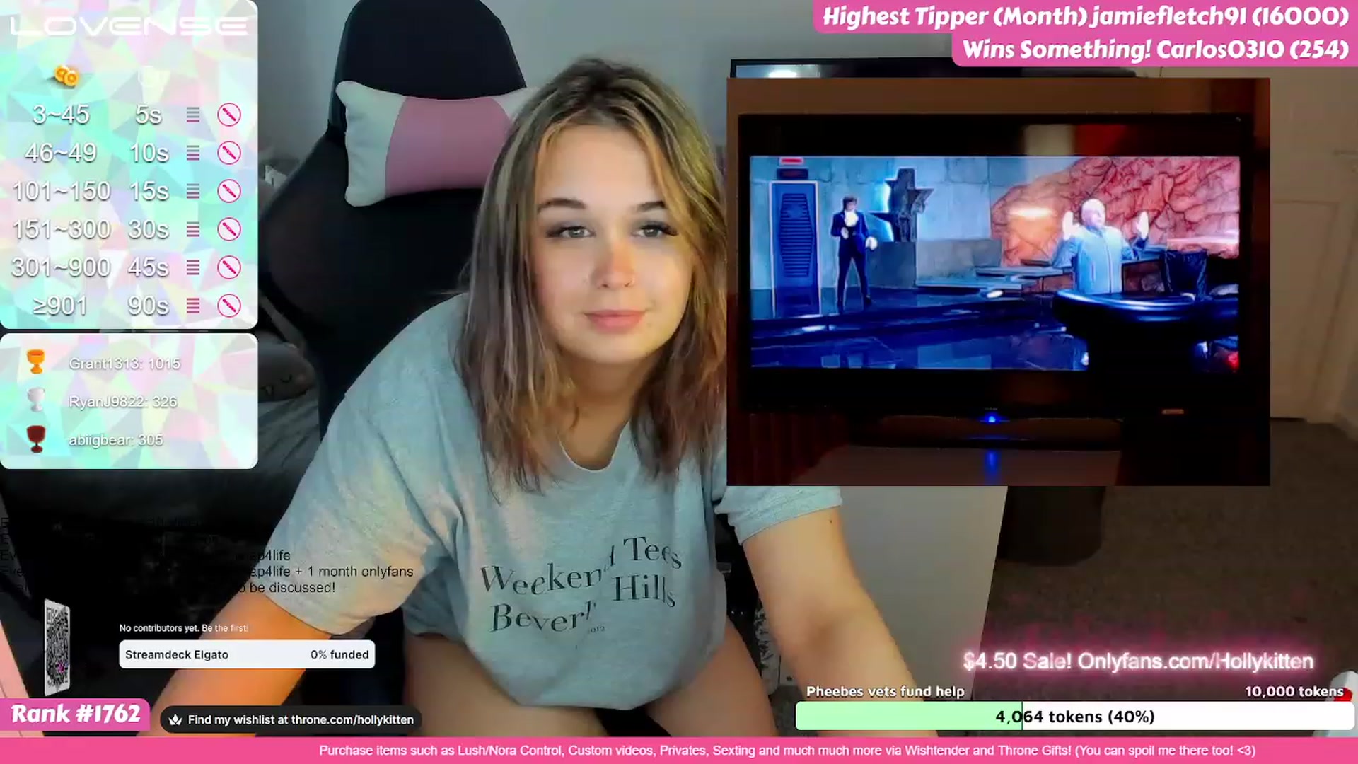 Gallery image thumbnail from HollyKittenn's myfreecams stream on, 07/19/2023, 20:17 image 16 of 20
