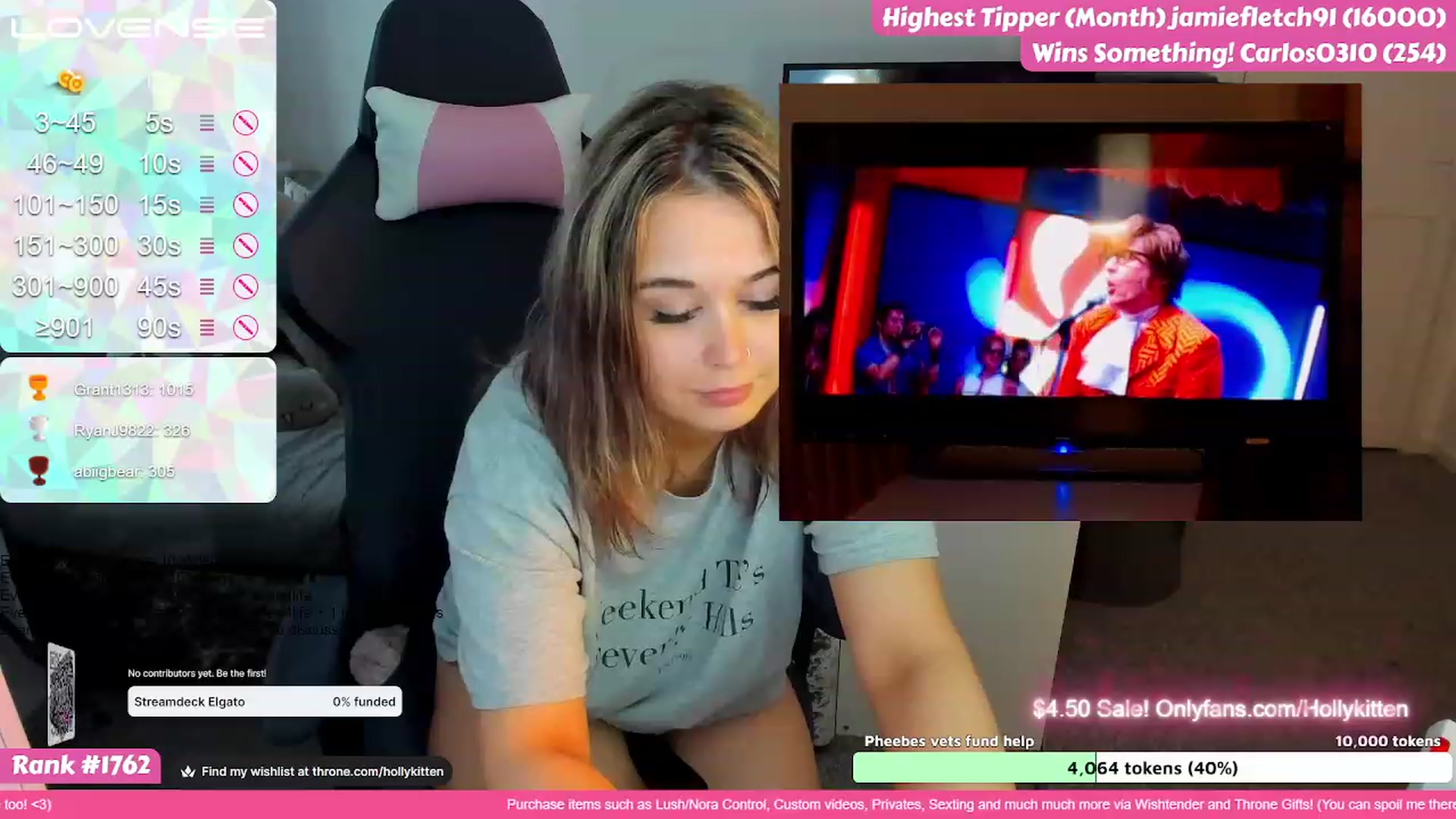 Gallery image thumbnail from HollyKittenn's myfreecams stream on, 07/19/2023, 20:17 image 15 of 20