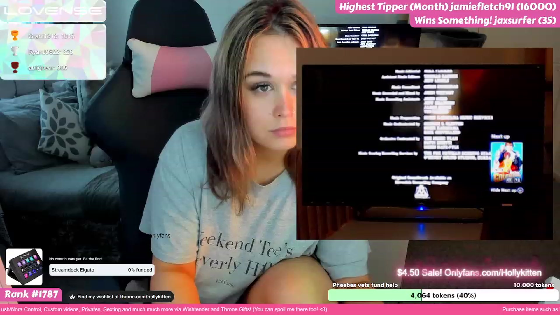 Gallery image thumbnail from HollyKittenn's myfreecams stream on, 07/19/2023, 20:17 image 10 of 20