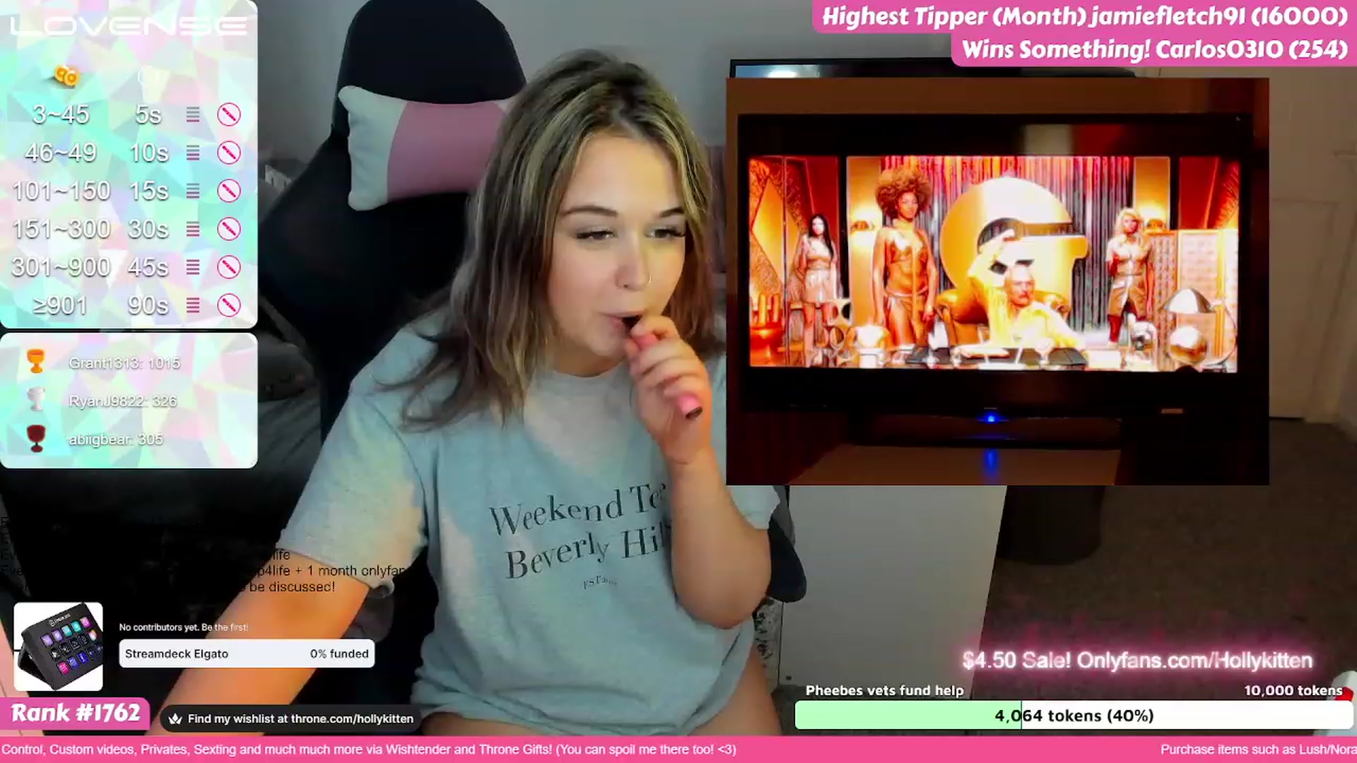 Gallery image thumbnail from HollyKittenn's myfreecams stream on, 07/19/2023, 20:17 image 19 of 20