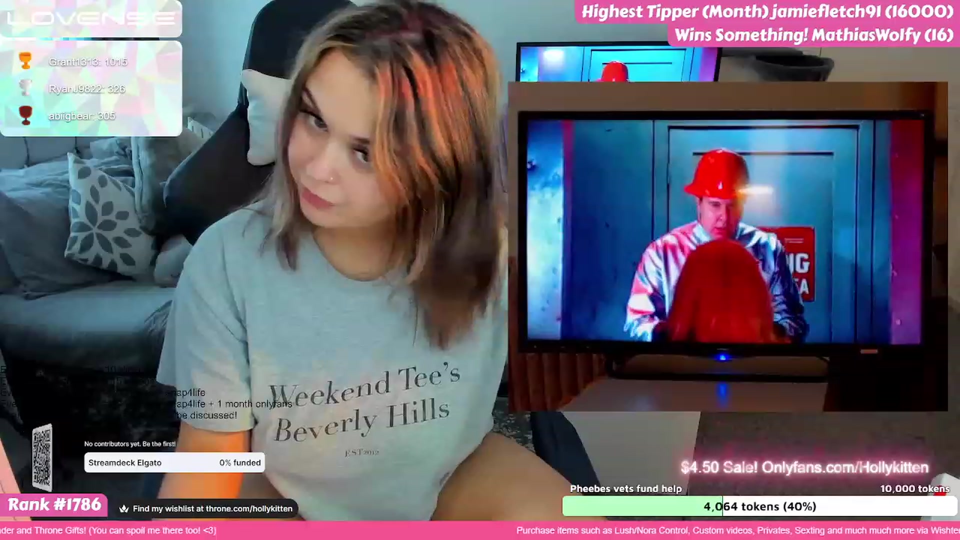 Gallery image thumbnail from HollyKittenn's myfreecams stream on, 07/19/2023, 20:17 image 5 of 20