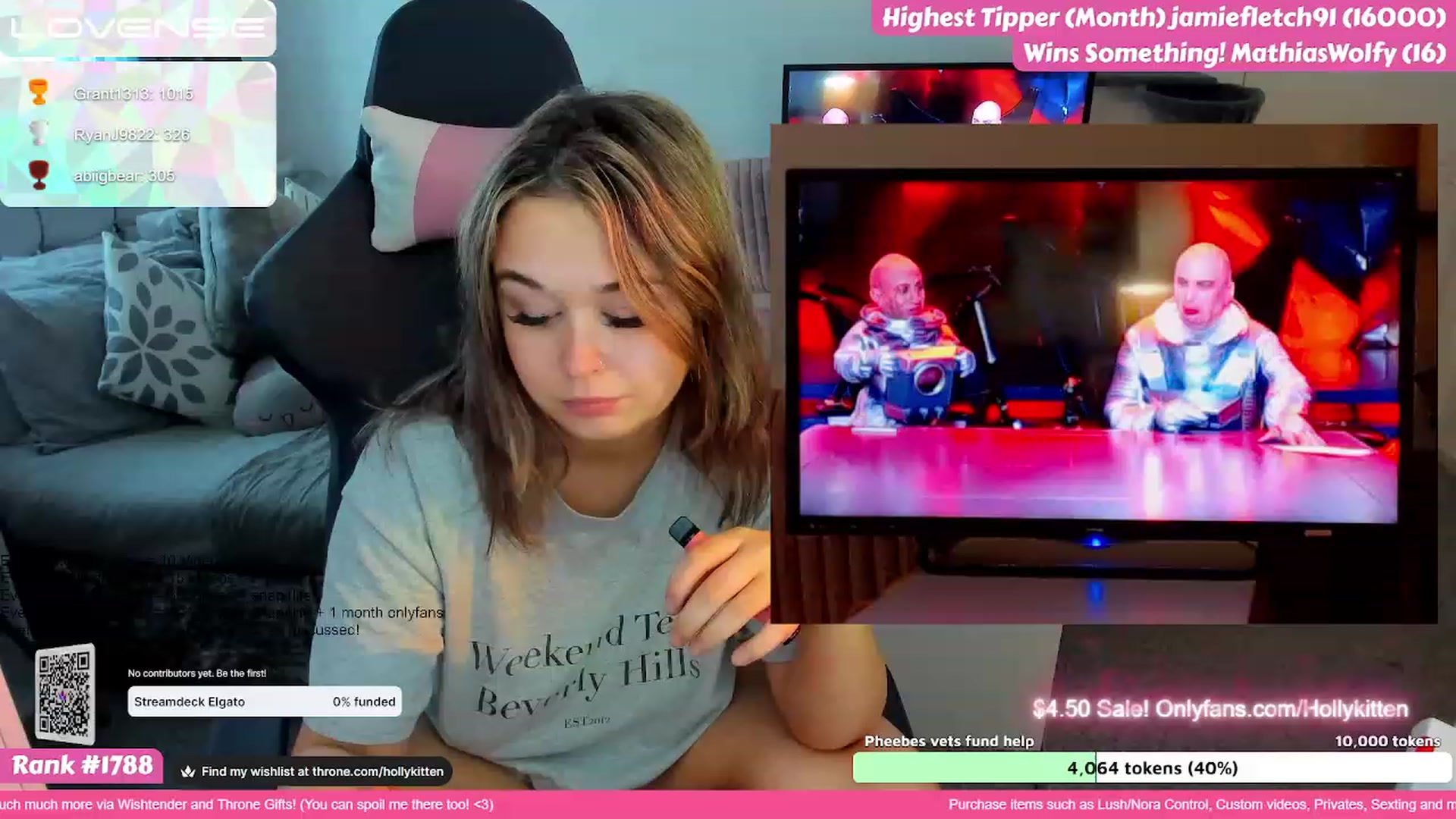 Gallery image thumbnail from HollyKittenn's myfreecams stream on, 07/19/2023, 20:17 image 4 of 20