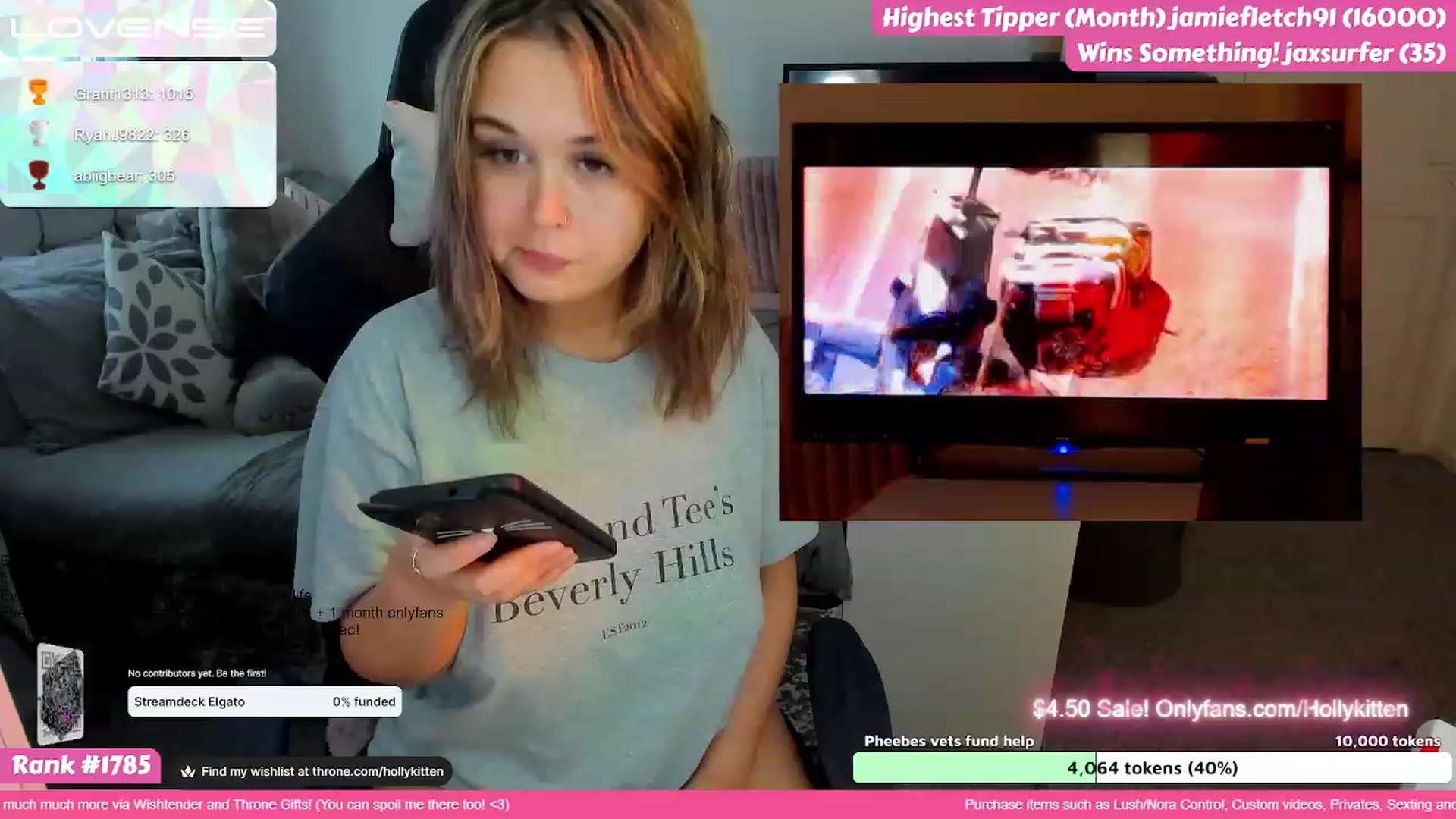 Gallery image thumbnail from HollyKittenn's myfreecams stream on, 07/19/2023, 20:17 image 12 of 20