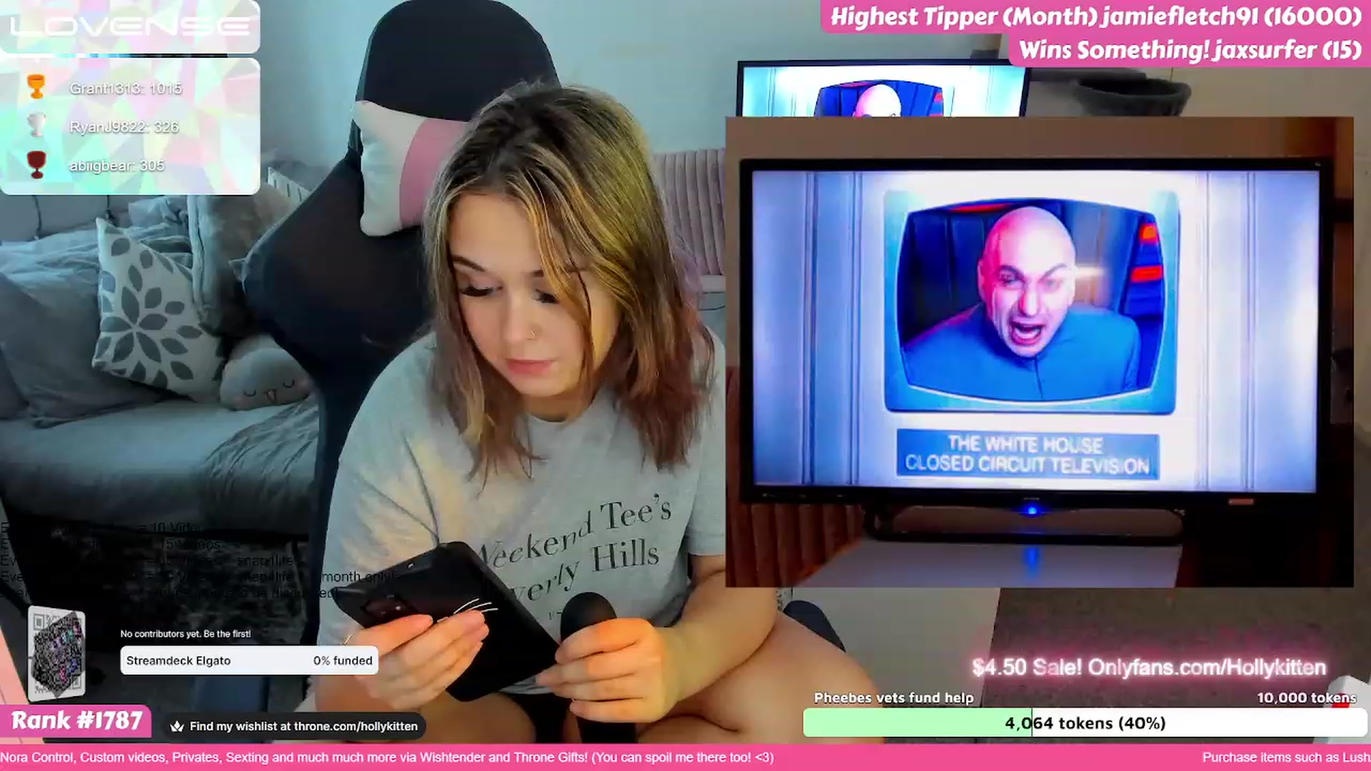 Gallery image thumbnail from HollyKittenn's myfreecams stream on, 07/19/2023, 20:17 image 2 of 20