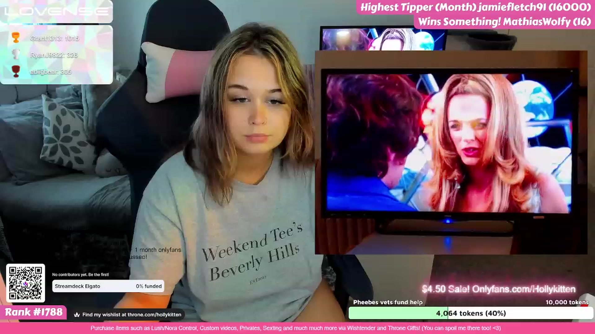 Gallery image thumbnail from HollyKittenn's myfreecams stream on, 07/19/2023, 20:17 image 8 of 20