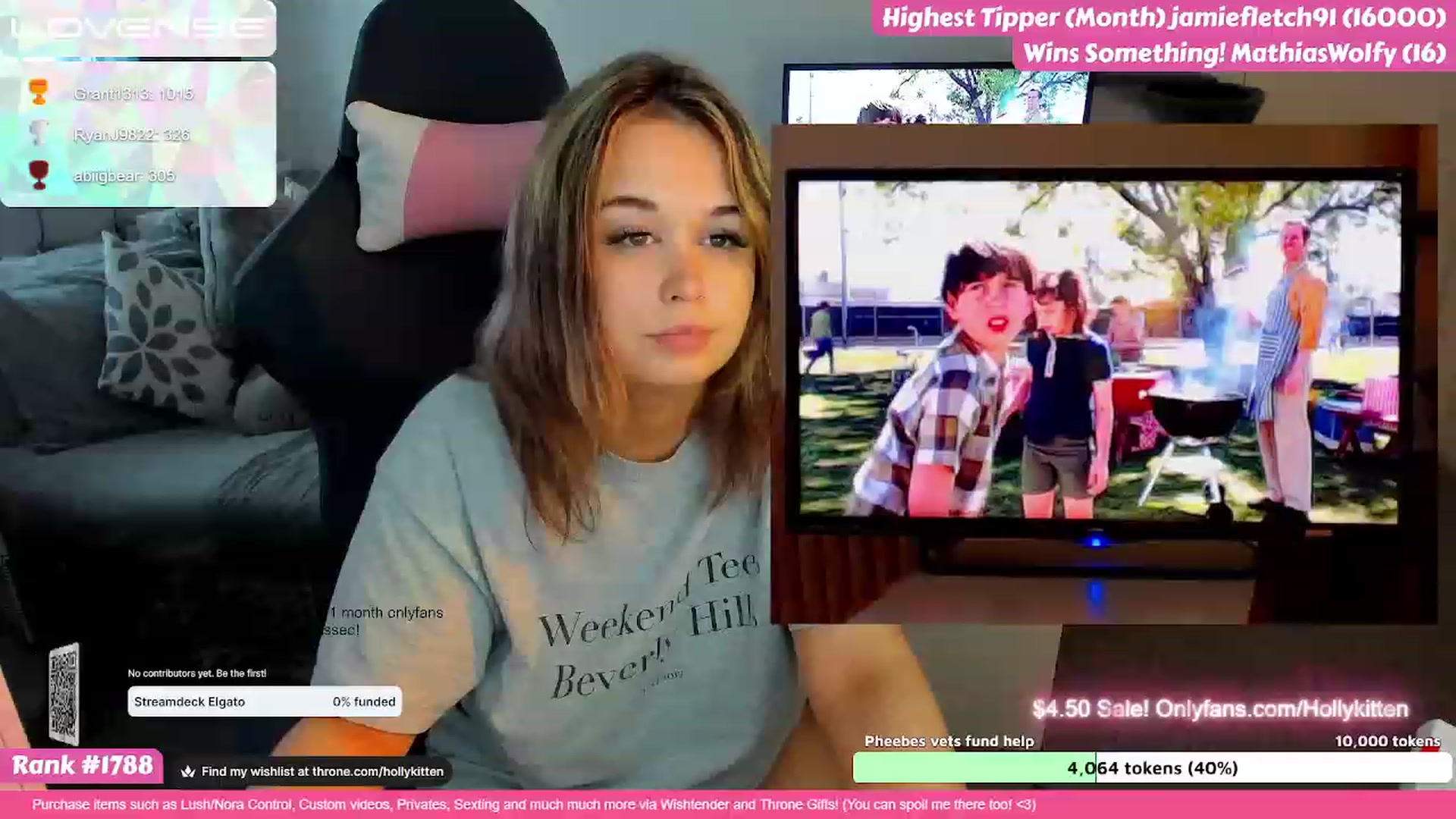 Gallery image thumbnail from HollyKittenn's myfreecams stream on, 07/19/2023, 20:17 image 9 of 20