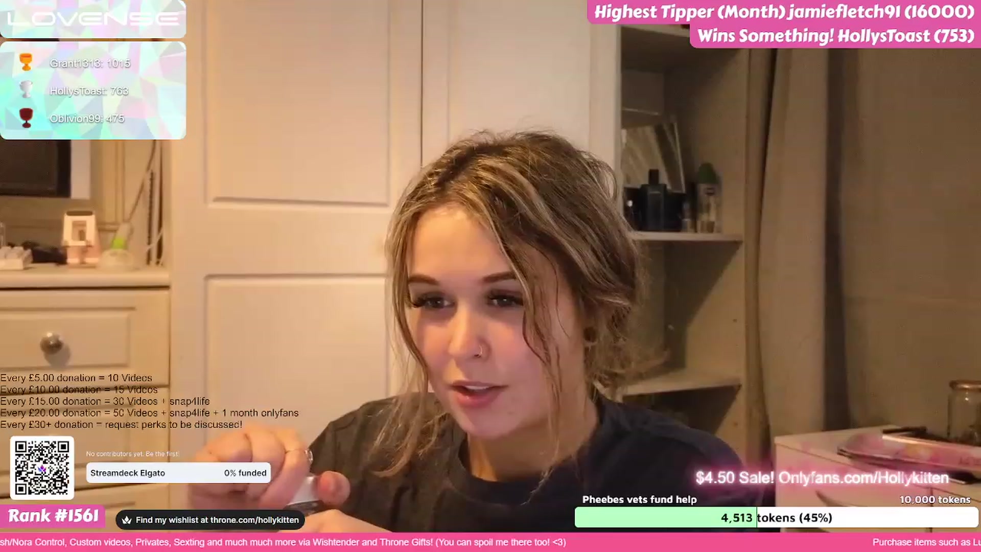 Gallery image thumbnail from HollyKittenn's myfreecams stream on, 07/20/2023, 19:43 image 18 of 20