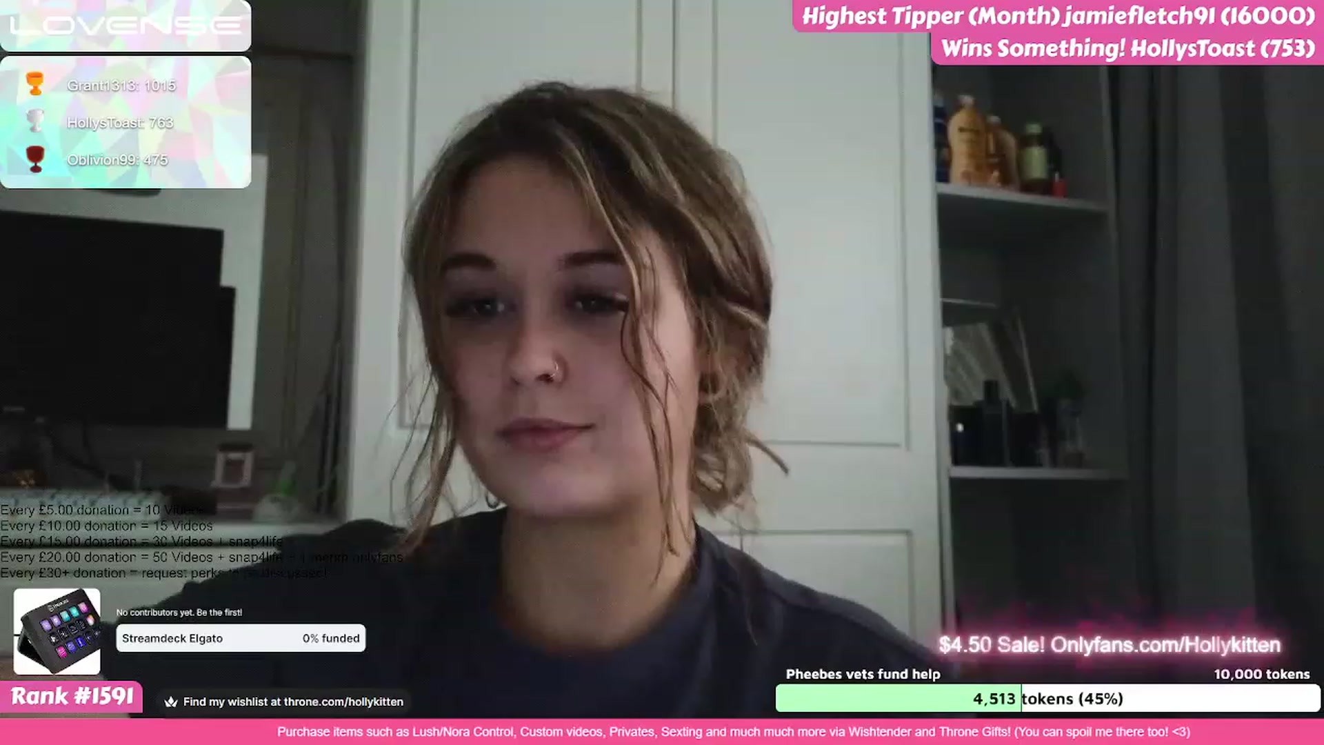 Gallery image thumbnail from HollyKittenn's myfreecams stream on, 07/20/2023, 19:43 image 16 of 20
